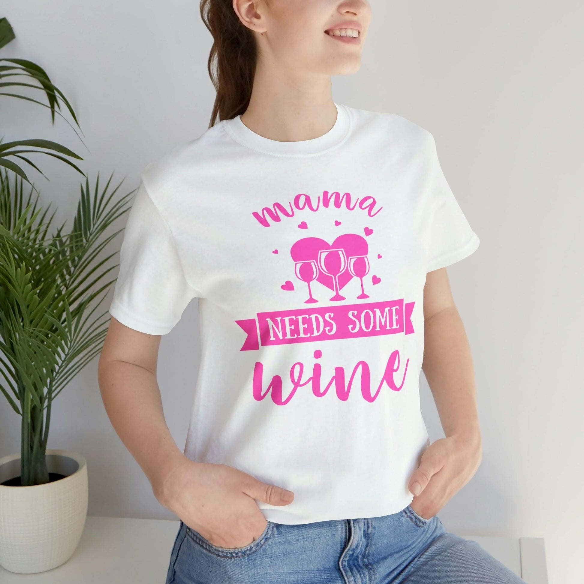 Mama Needs Some Wine Shirt, Wine Shirt, Gift For Mom, Drinking Shirt, Gift For Wife, Funny Wife Shirt, Wine Lover Shirt, Funny Mom Shirt - Giftsmojo