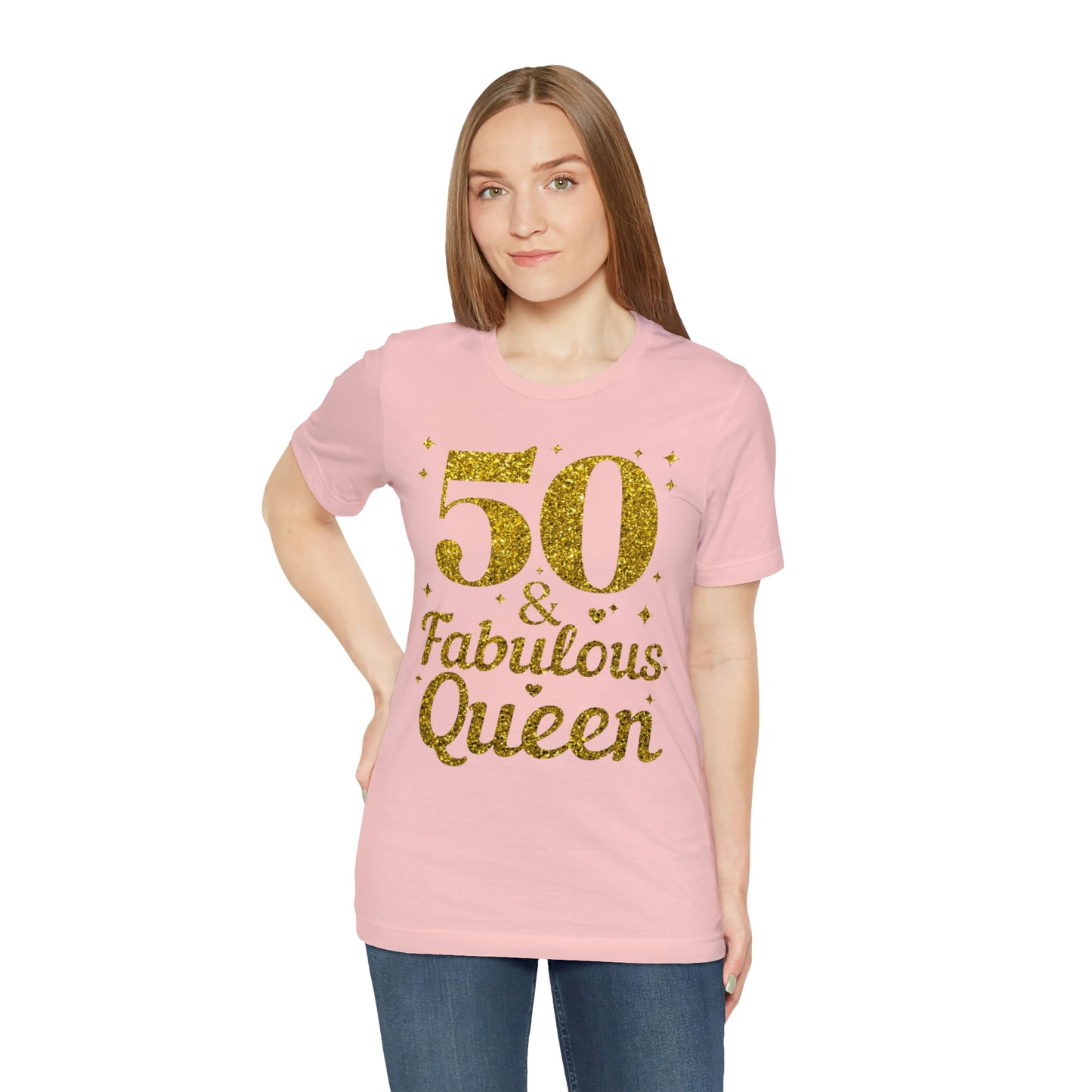 Funny 50th birthday Shirt 50 and Fabulous Queen shirt