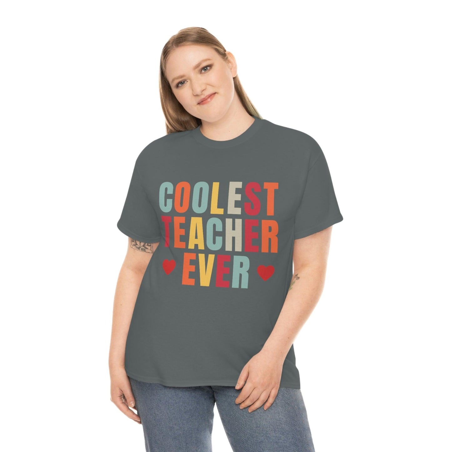 Coolest Teacher Ever T-Shirt - teacher gift - teacher appreciation