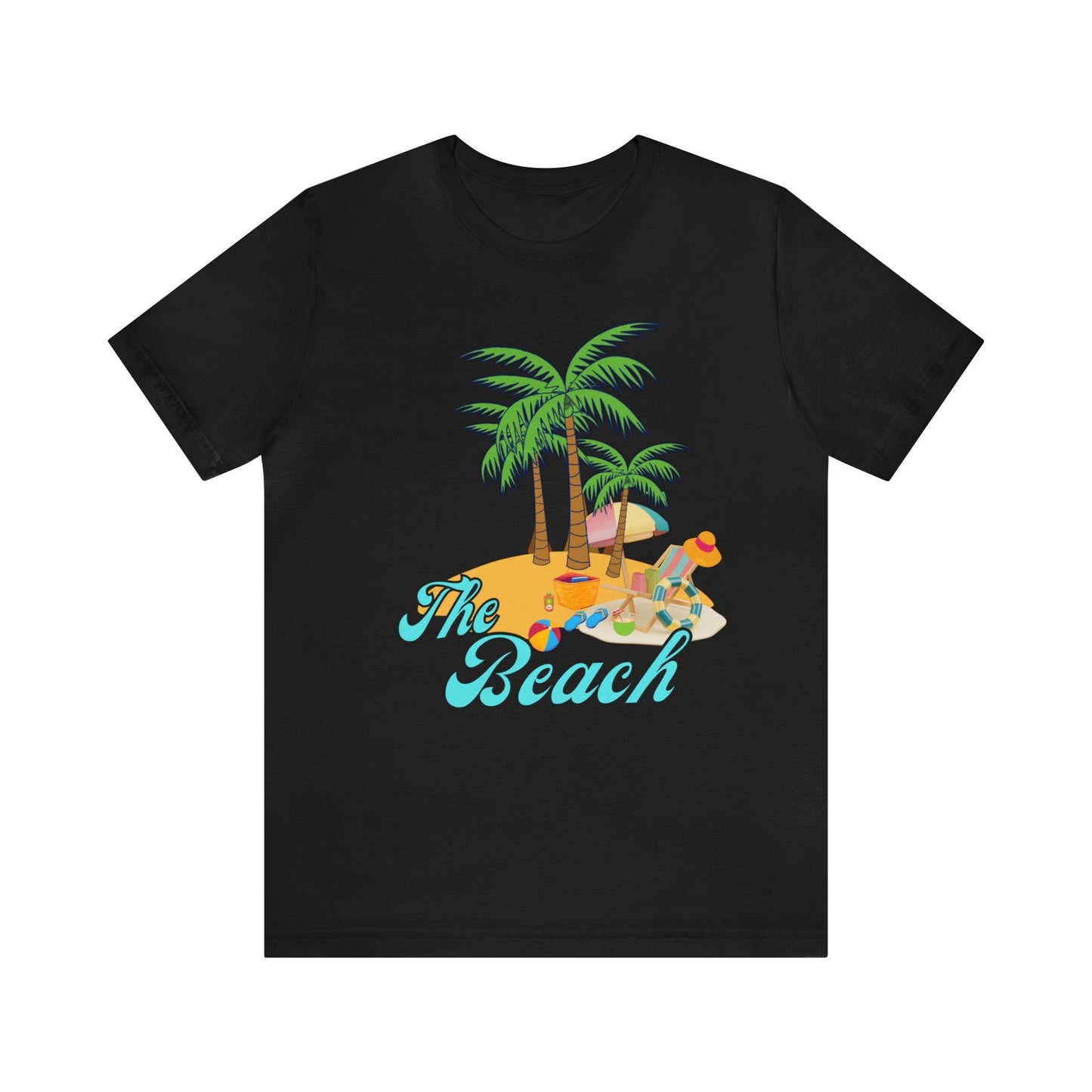 The Beach shirt, Beach t-shirt, Summer shirt, Beachwear, Beach fashion, Tropical print, Trendy design, Stylish beach apparel - Giftsmojo