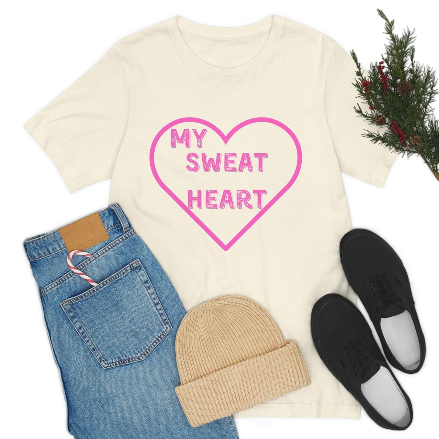 My Sweat Heart - Love shirt - Gift for wife - Gift for Husband - Gift for Girlfriend and Boyfriend - Anniversary gift - Giftsmojo