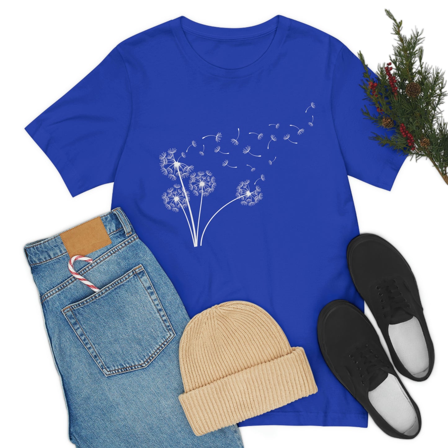 Dandelion Shirt, Boho Windflower Shirt, Dandelion Shirt for Her, Windflower Tee, Meditation Gift, Yoga Shirt, Inspirational Shirt, Bday Tees