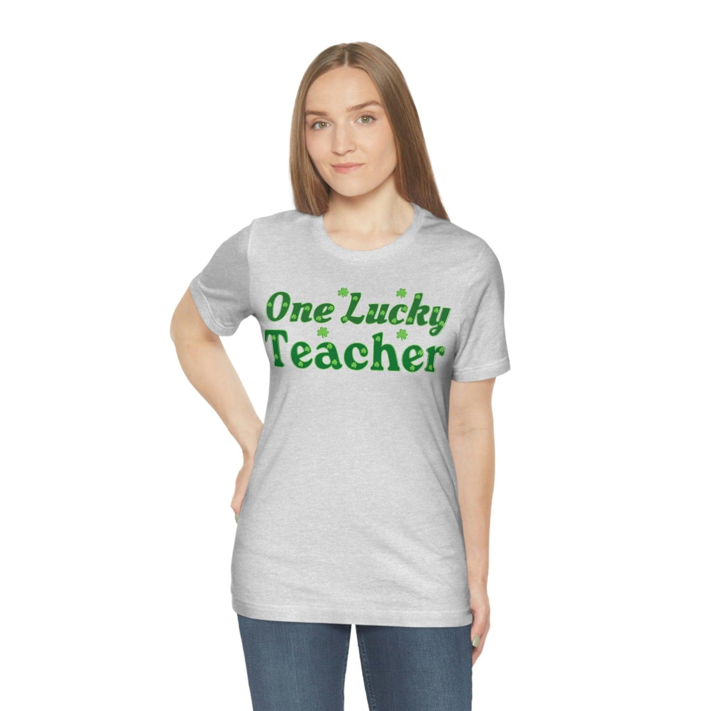 One Lucky Teacher Shirt feeling Lucky St Patrick's Day shirt - Funny St Paddy's day Funny Shirt - Giftsmojo