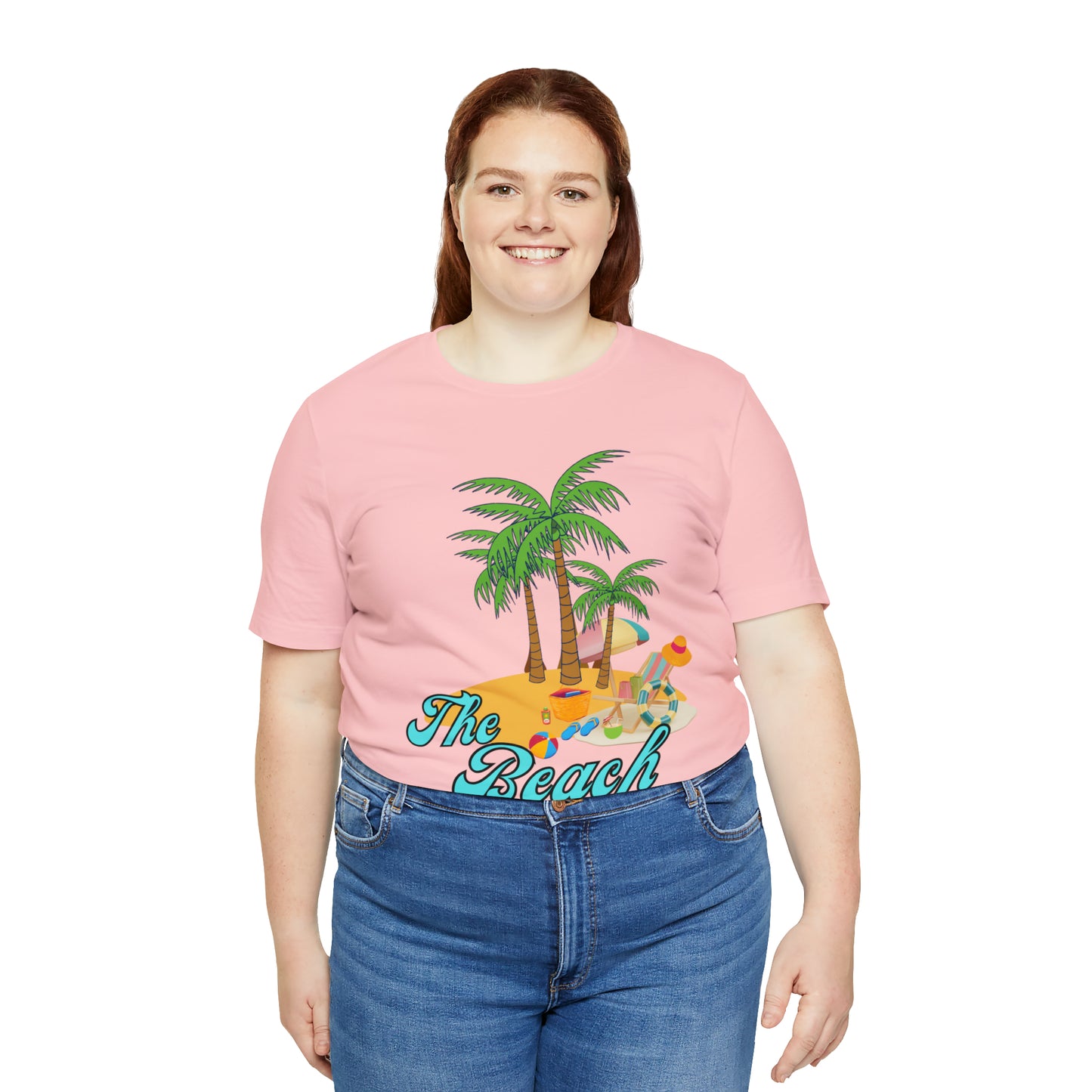 The Beach shirt, Beach t-shirt, Summer shirt, Beachwear, Beach fashion, Tropical print, Trendy design, Stylish beach apparel