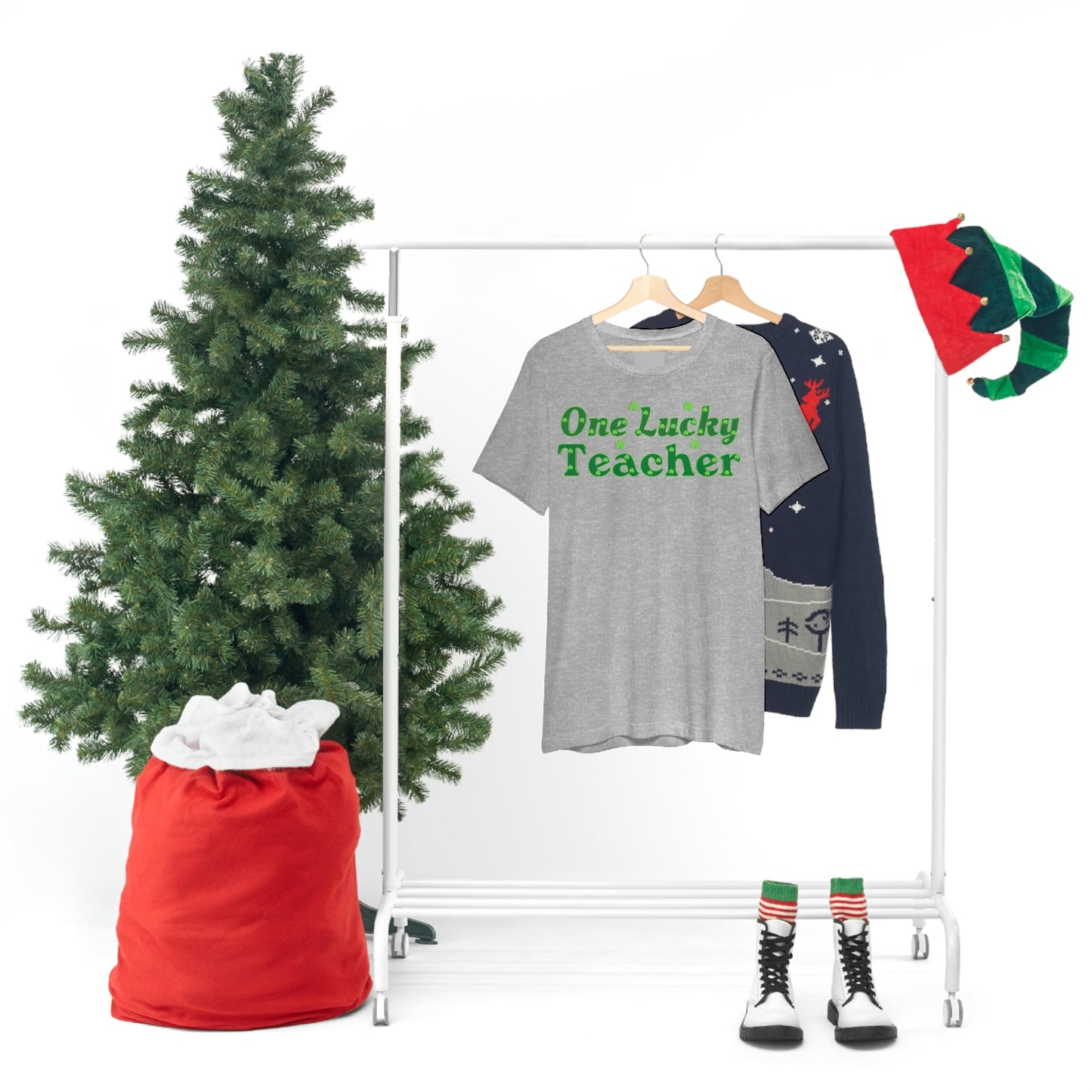 One Lucky Teacher Shirt feeling Lucky St Patrick's Day shirt - Funny St Paddy's day Funny Shirt