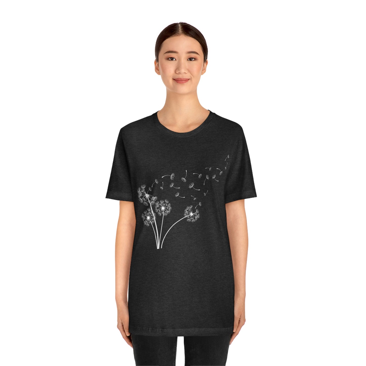 Dandelion Shirt, Boho Windflower Shirt, Dandelion Shirt for Her, Windflower Tee, Meditation Gift, Yoga Shirt, Inspirational Shirt, Bday Tees