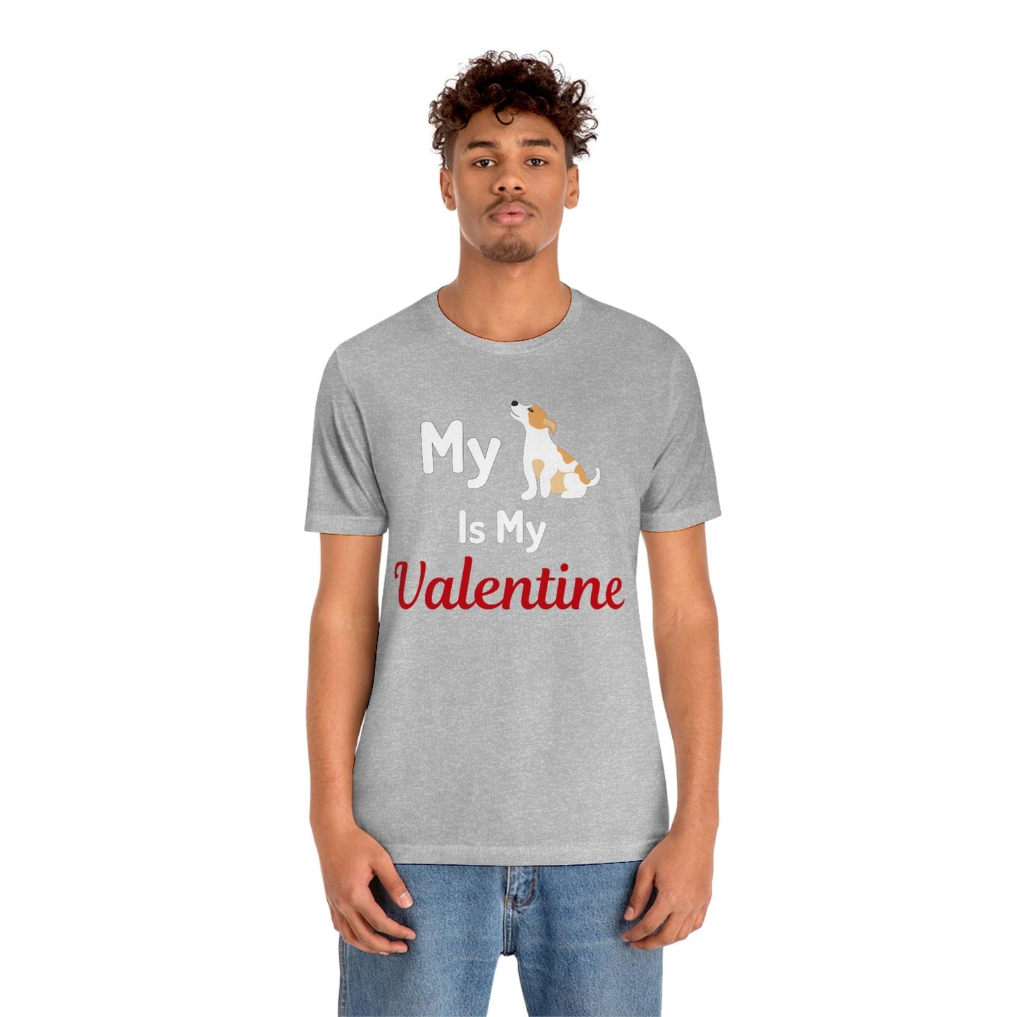 My Dog is My Valentine, Pet lover Valentine shirt - Dog lover gift - gift for pet lovers - Giftsmojo