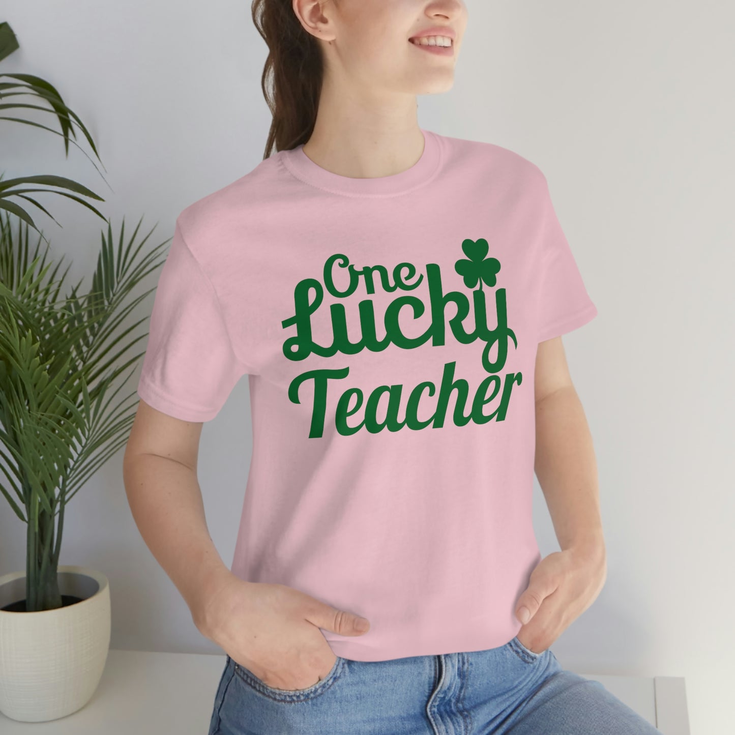 One Lucky Teacher Shirt feeling Lucky St Patrick's Day shirt - Funny St Paddy's day Funny Shirt gift for teacher shirts teacher gift