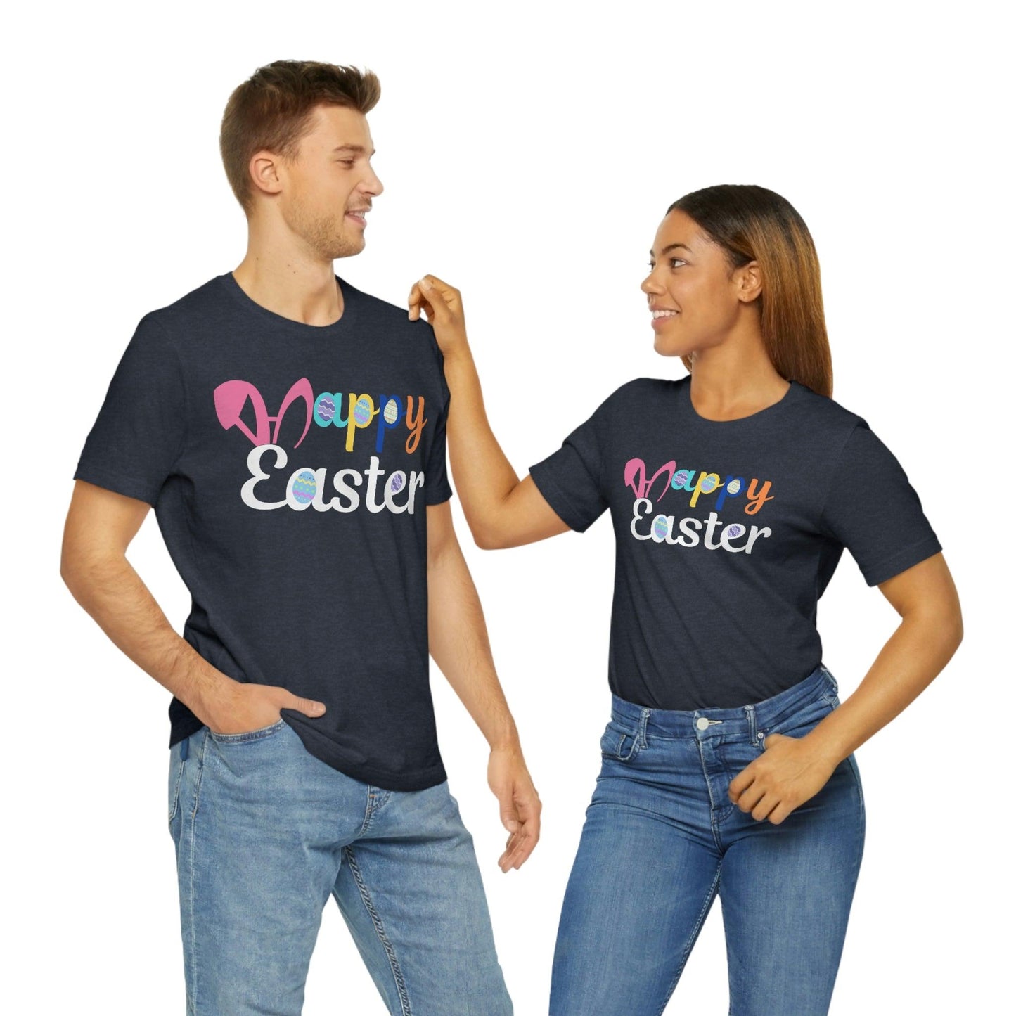 Happy Easter Tshirt, Easter gift for Adults