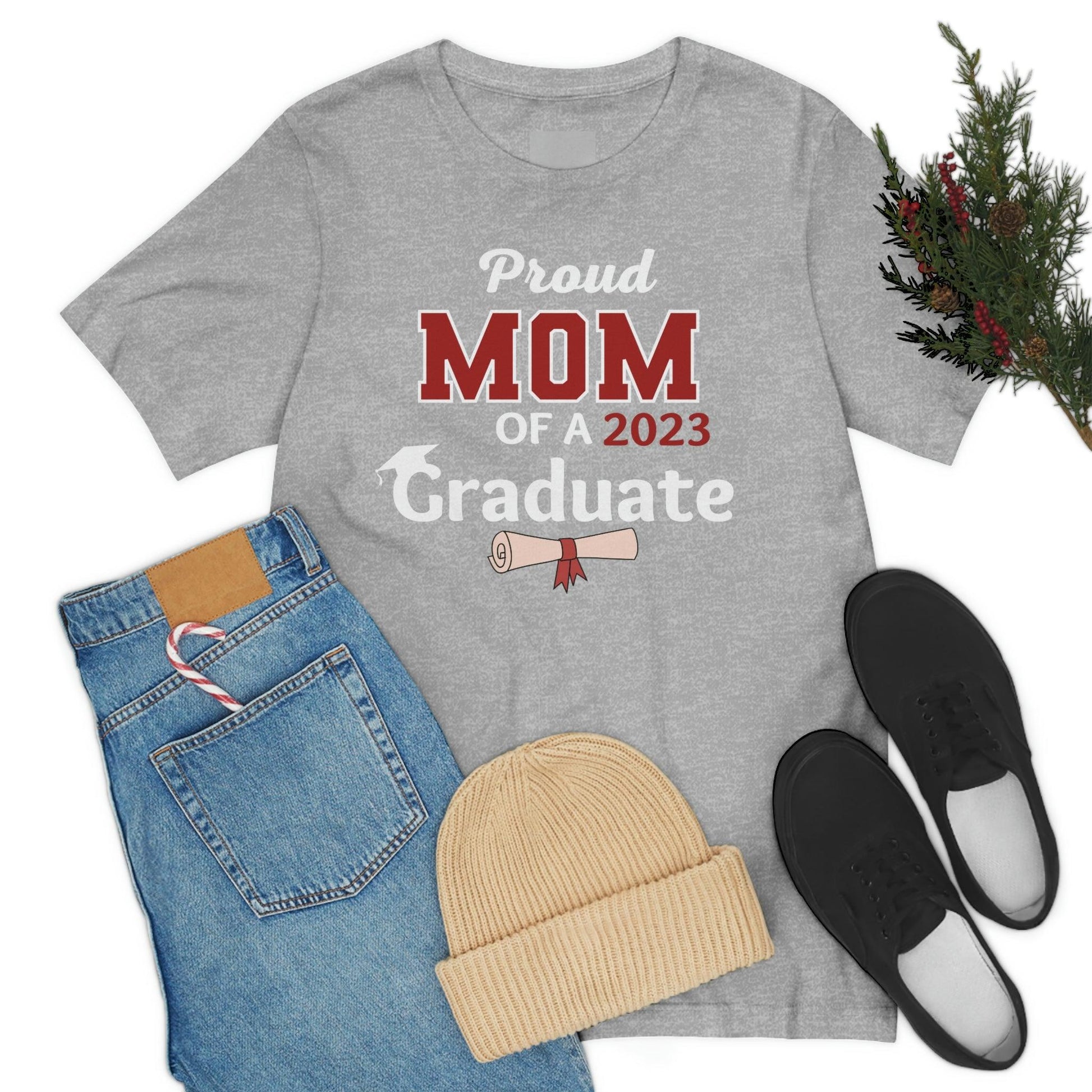 Proud Mom of graduate shirt, graduation shirt for mom class of 2023 shirt senior class graduation gift graduation t-shirt - Giftsmojo
