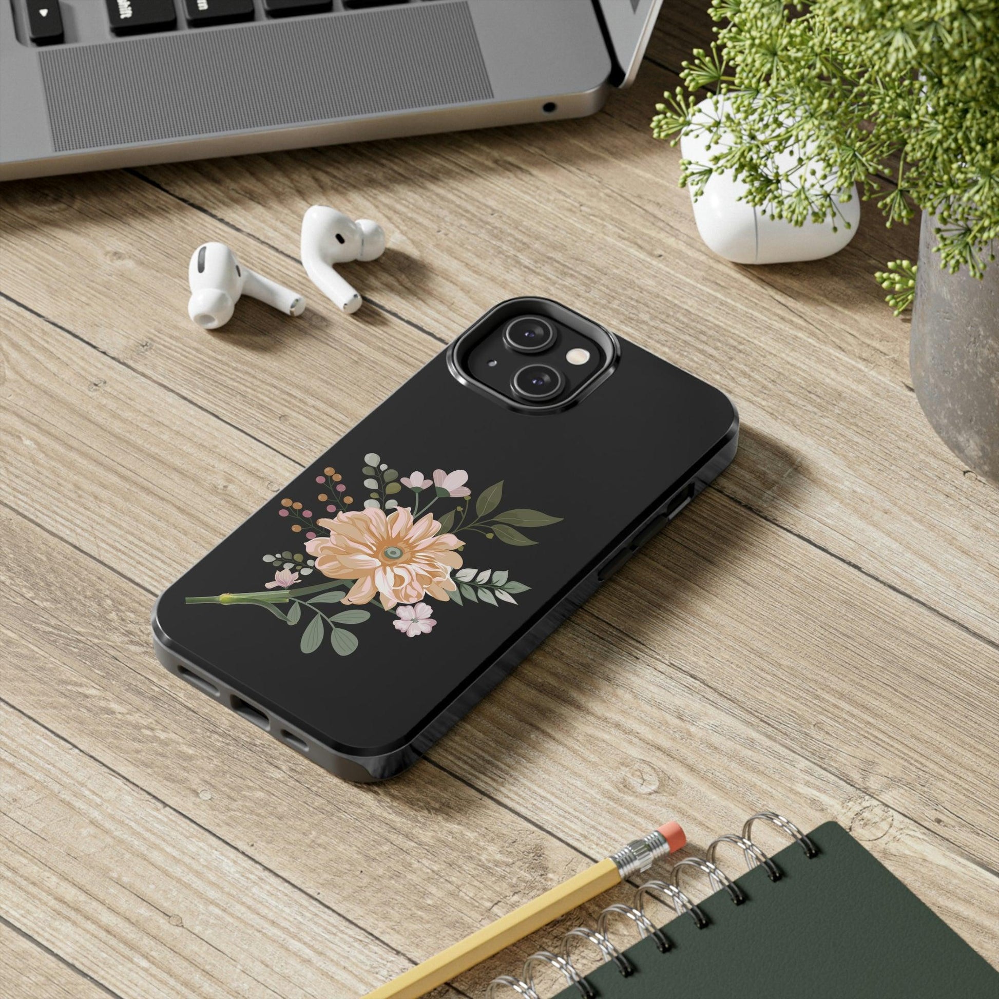 Floral Phone case, Tough Phone Cases, Mom Phone Case fit for iPhone 14 Pro, 13, 12, 11 Pro Max, Xr, Xs, 8+, 7, And Samsung S6 - Giftsmojo