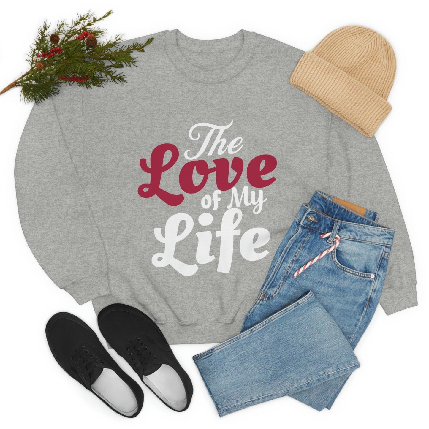 Love Sweatshirt, Love Shirt, Gift For Fiance, Newlywed Gift, Gift For Wife, Engagement Shirt,The Love of My Life, Valentine's day gift