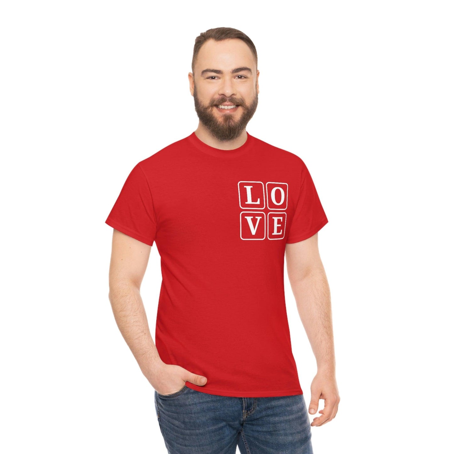 Love Square T-Shirt, - Giftsmojo