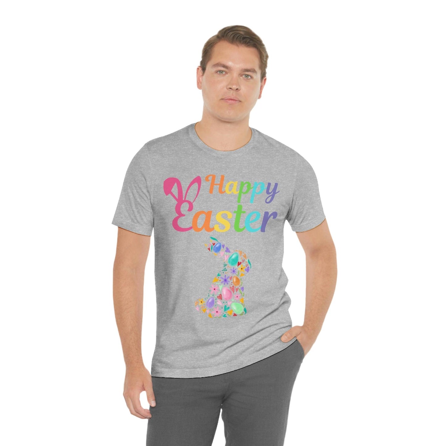 Happy Easter Bunny Tshirt Easter Gift for men and women Easter Shirt Shamrock Shirt - Giftsmojo