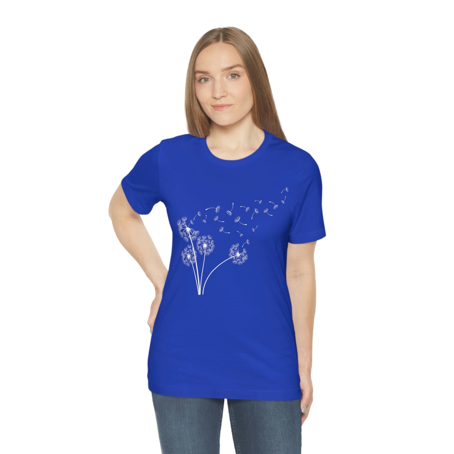 Dandelion Shirt, Boho Windflower Shirt, Dandelion Shirt for Her, Windflower Tee, Meditation Gift, Yoga Shirt, Inspirational Shirt, Bday Tees