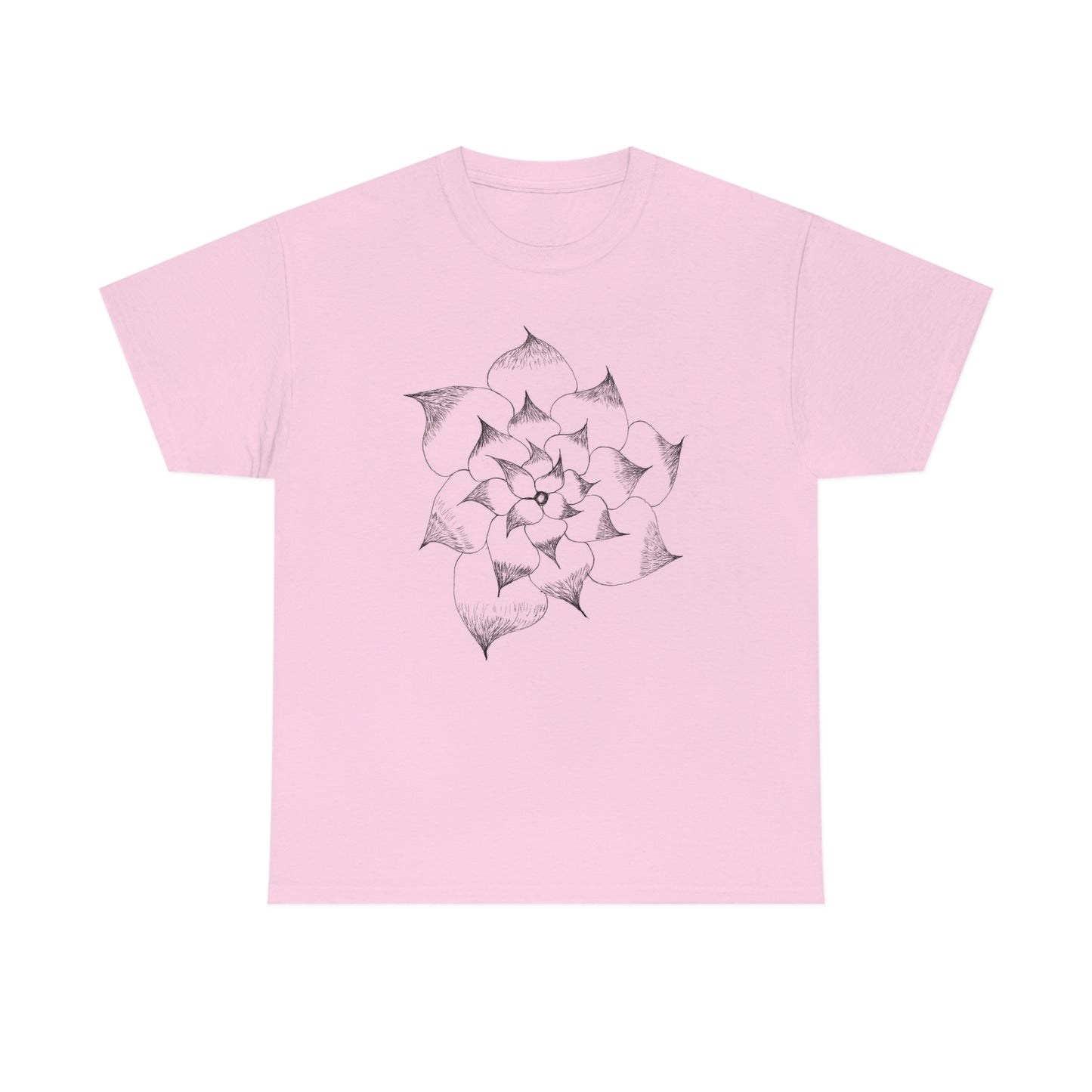 Flower Tee, custom designed tee, flower t-shirt, floral graphic tee