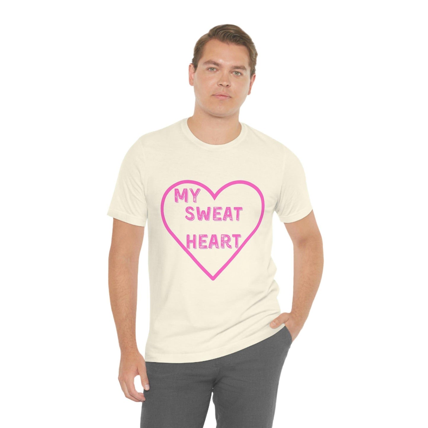 My Sweat Heart - Love shirt - Gift for wife - Gift for Husband - Gift for Girlfriend and Boyfriend - Anniversary gift - Giftsmojo