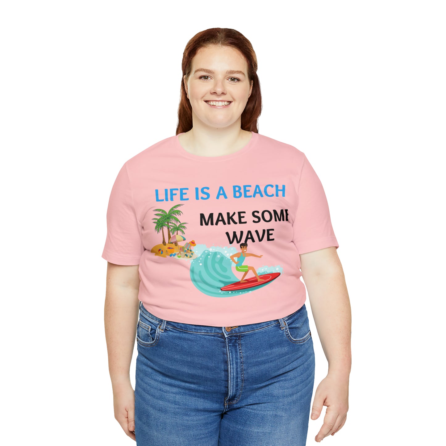 Life is a Beach shirt, Beach t-shirt, Summer shirt, Relaxing beachwear, Coastal fashion, Beach-inspired clothing, Beach adventure apparel