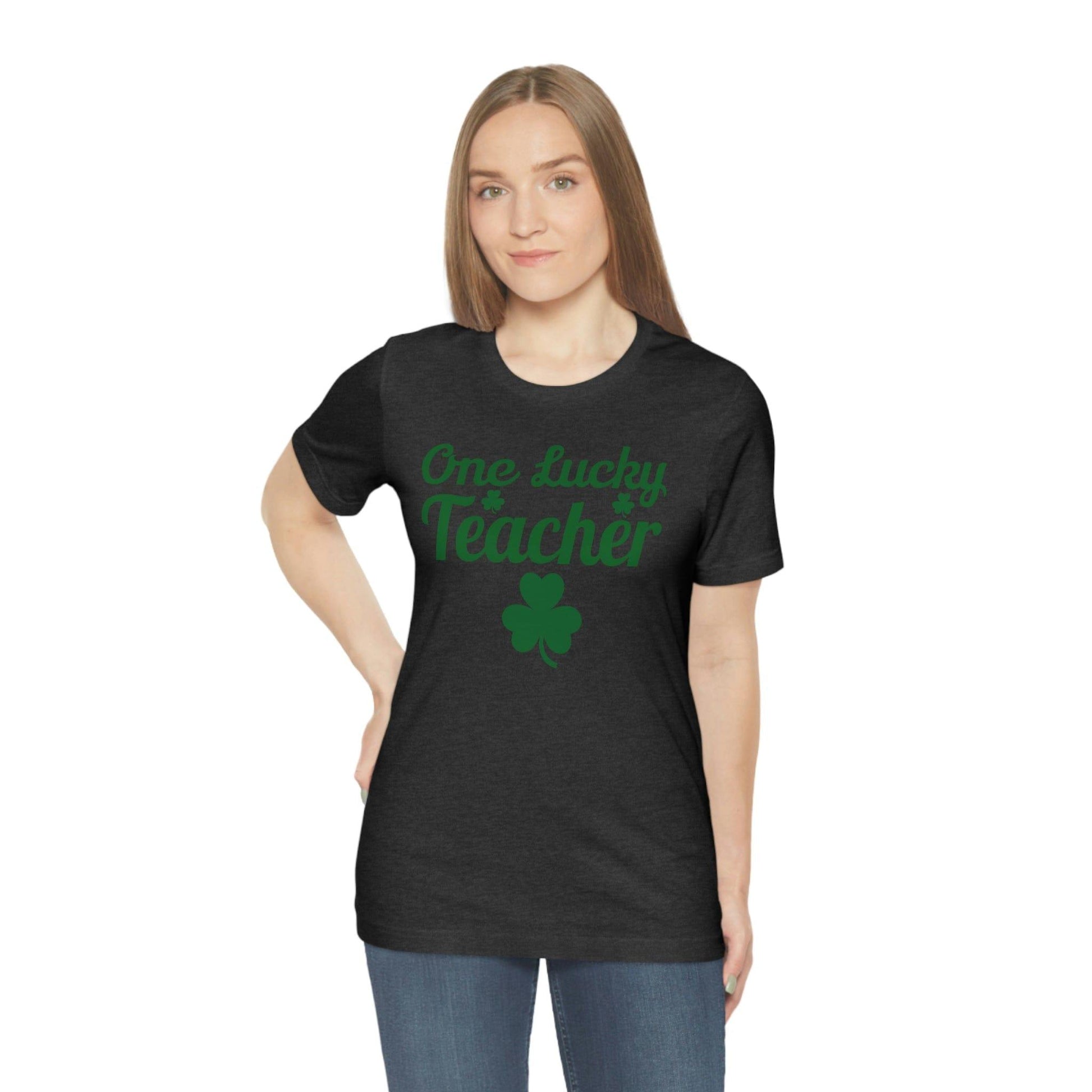 Feeling Lucky Shirt One Lucky Teacher Shirt St Patrick's Day shirt - Funny St Paddy's day Funny Shirt Shamrock shirt shenanigans shirt - Giftsmojo