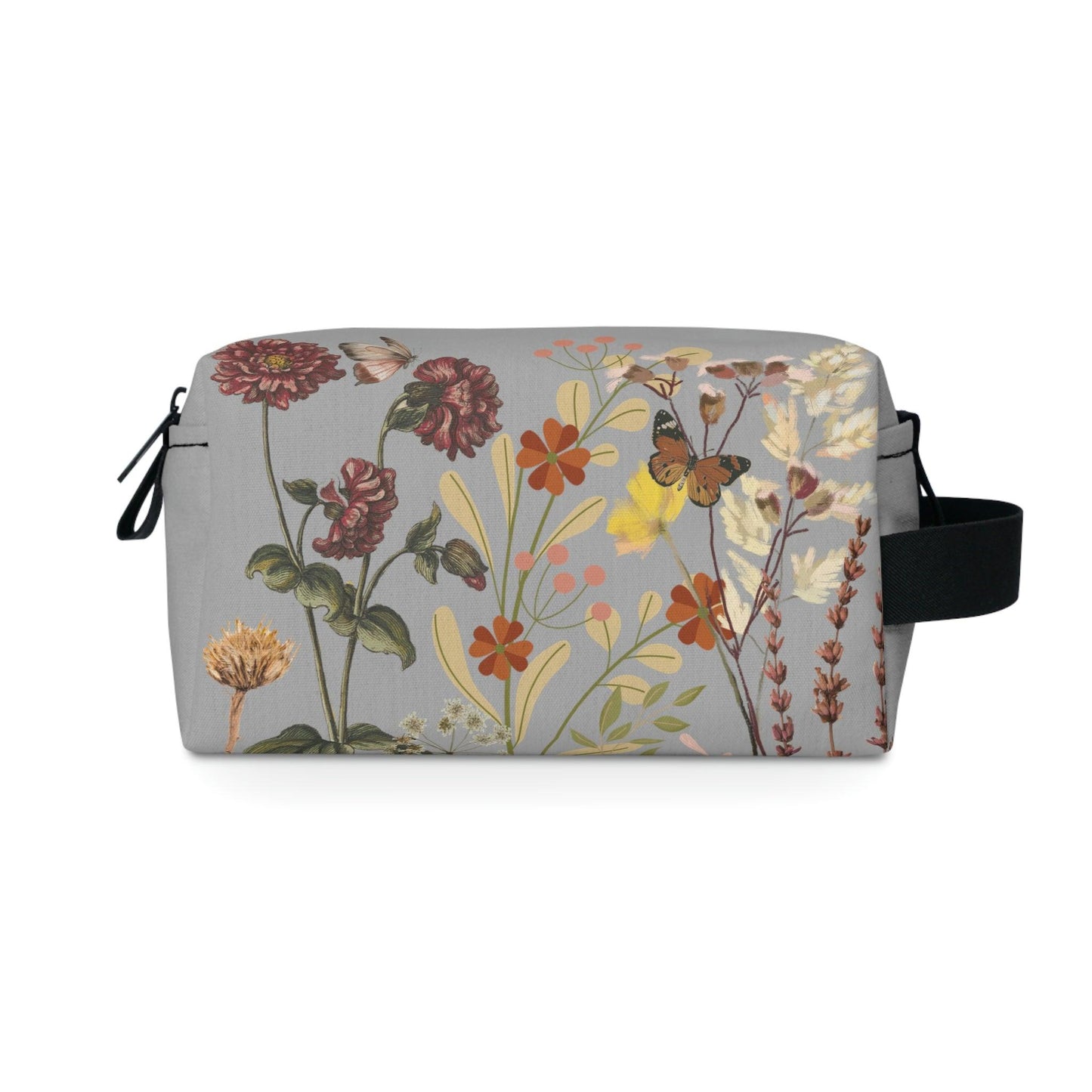 Floral Makeup Bag | flower makeup bag | Cosmetic Bag | floral Toiletry Bag Women | cute makeup bag | makeup pouch | aesthetic makeup bag