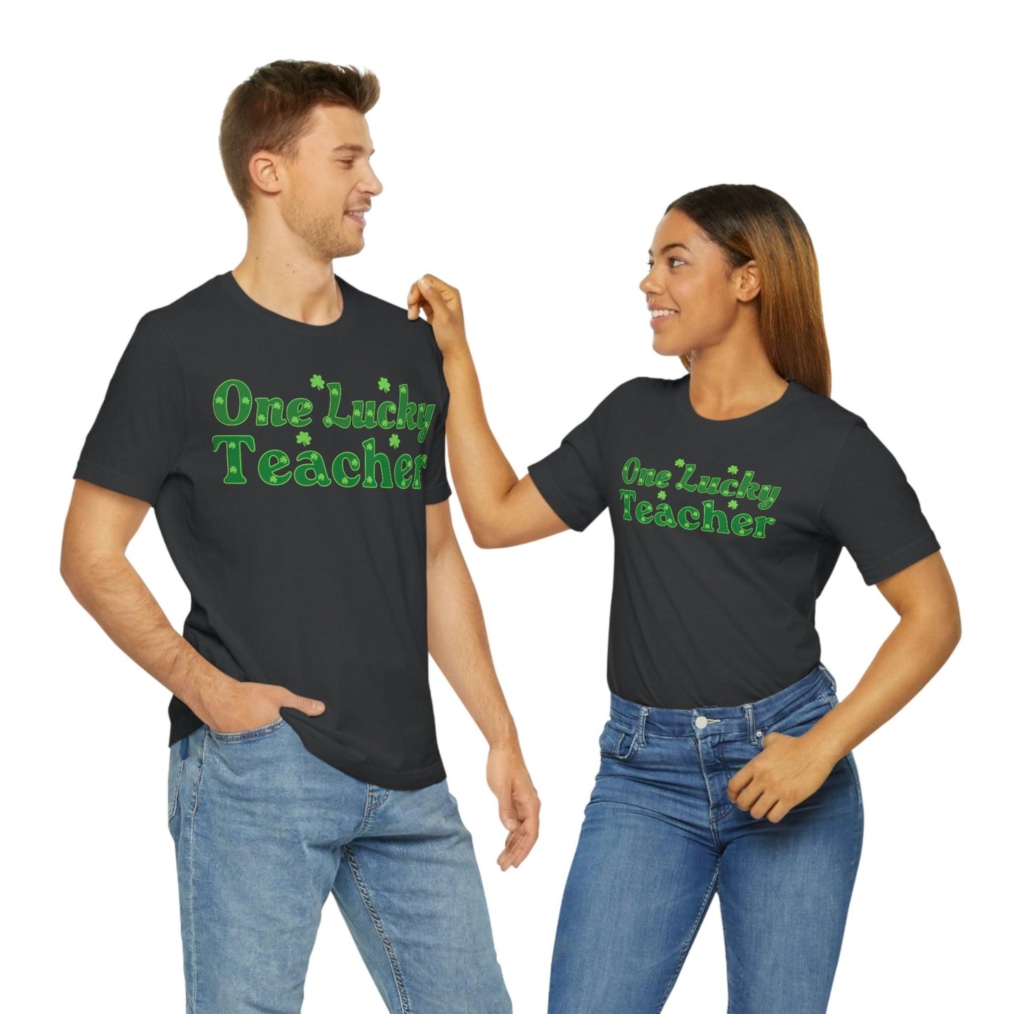 One Lucky Teacher Shirt feeling Lucky St Patrick's Day shirt - Funny St Paddy's day Funny Shirt - Giftsmojo