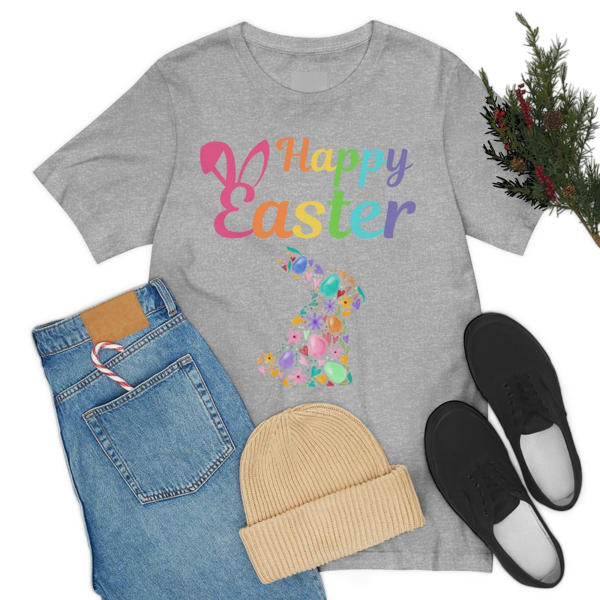 Happy Easter Bunny Tshirt Easter Gift for men and women Easter Shirt Shamrock Shirt - Giftsmojo