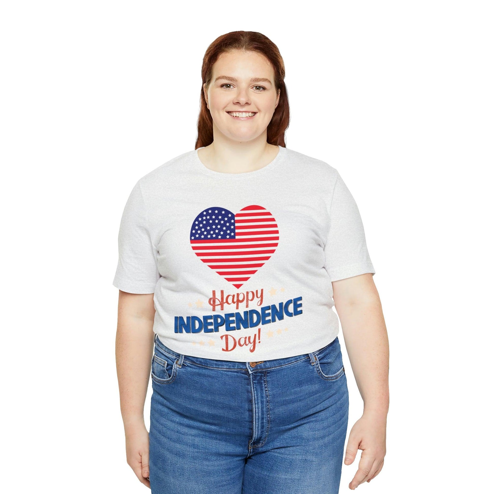 Happy Independence Day shirt, American flag shirt, Red, white, and blue shirt, Patriotic shirt, USA shirt - Giftsmojo