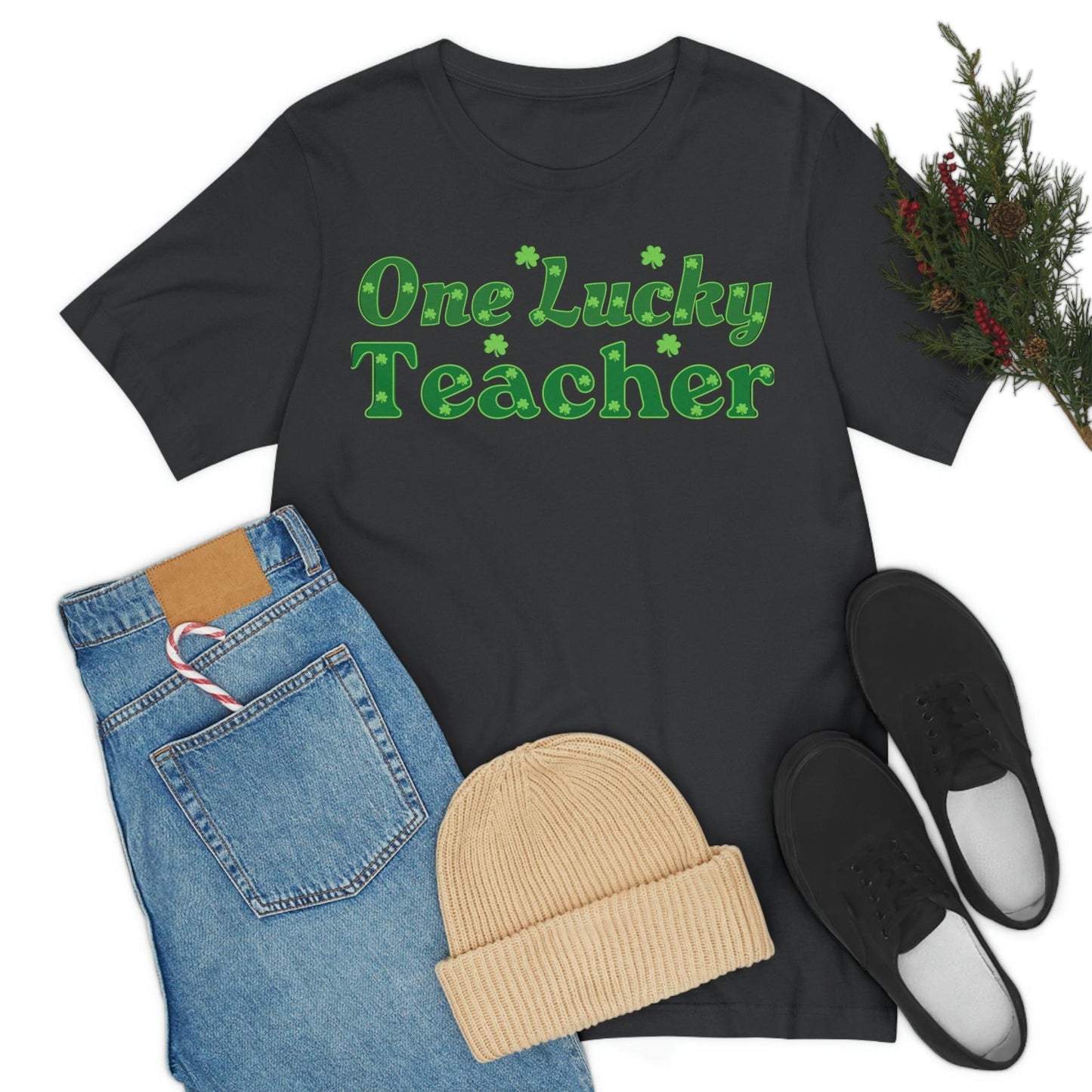 One Lucky Teacher Shirt feeling Lucky St Patrick's Day shirt - Funny St Paddy's day Funny Shirt - Giftsmojo