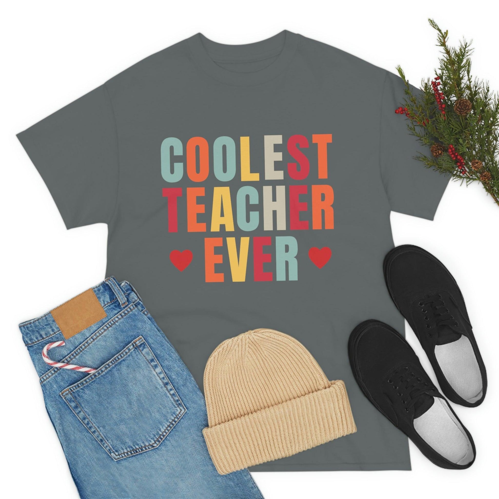 Coolest Teacher Ever T-Shirt - teacher gift - teacher appreciation - Giftsmojo