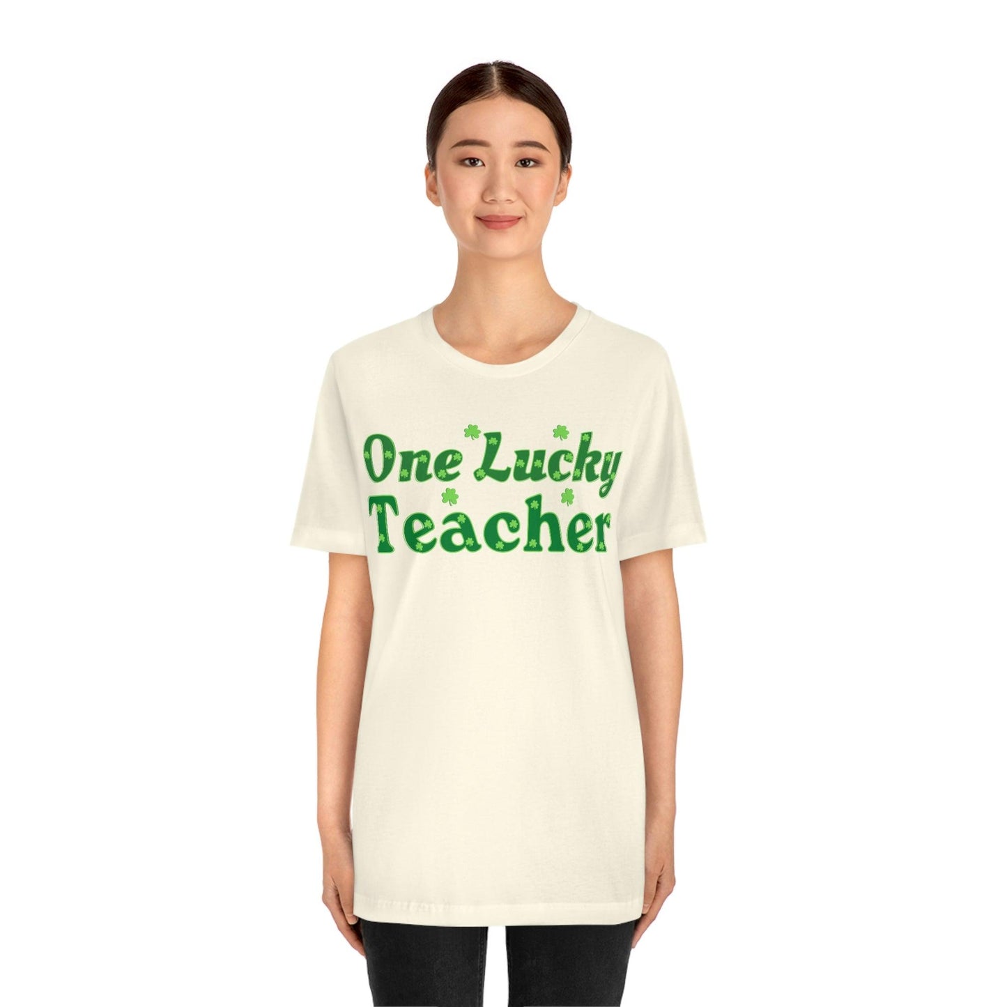 One Lucky Teacher Shirt feeling Lucky St Patrick's Day shirt - Funny St Paddy's day Funny Shirt - Giftsmojo