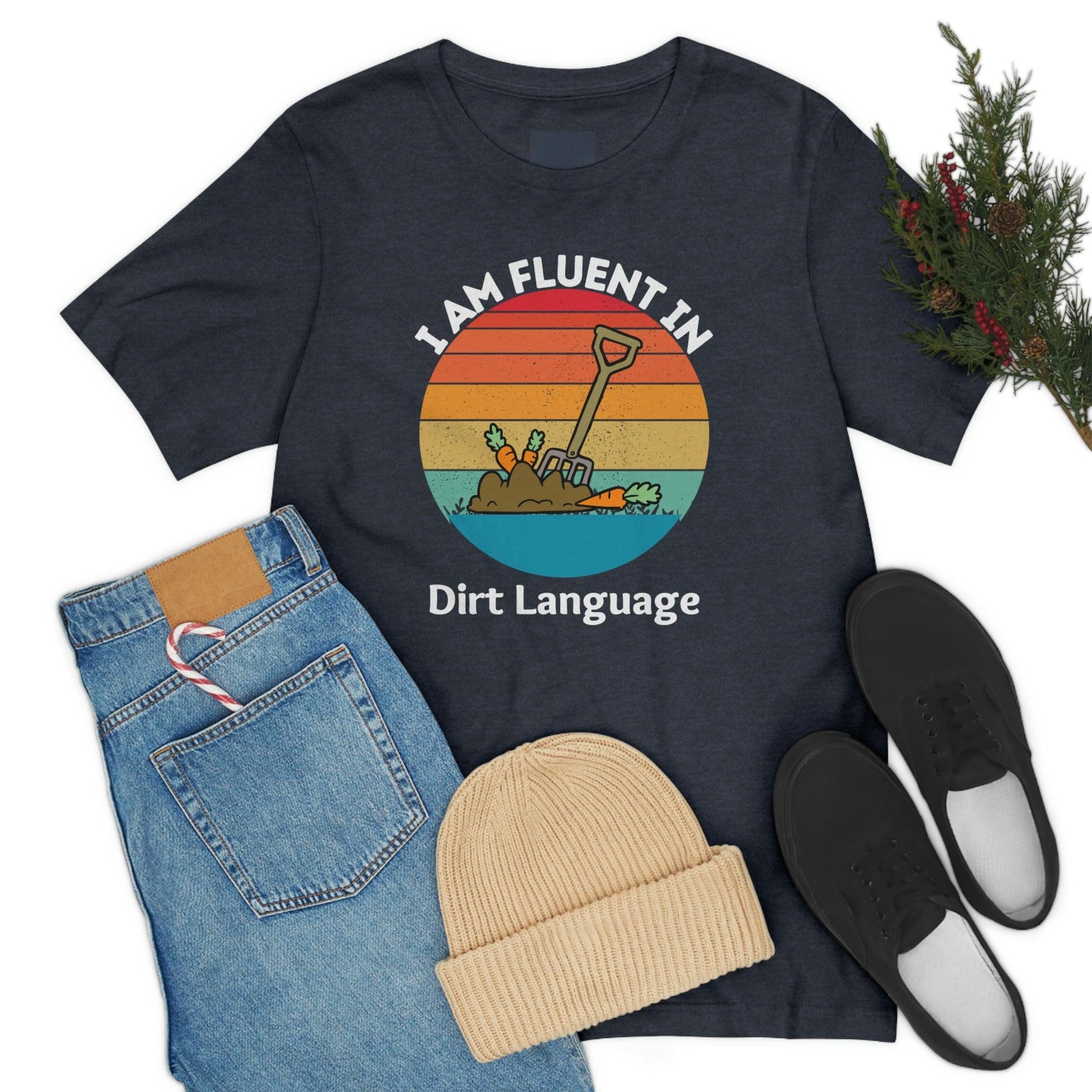 Gardener shirt Garden t-shirt Botanical Shirt Plant Lover Shirt Gardener Gift, Garden Shirt, Garden Tee I am fluent in dirt language - Giftsmojo