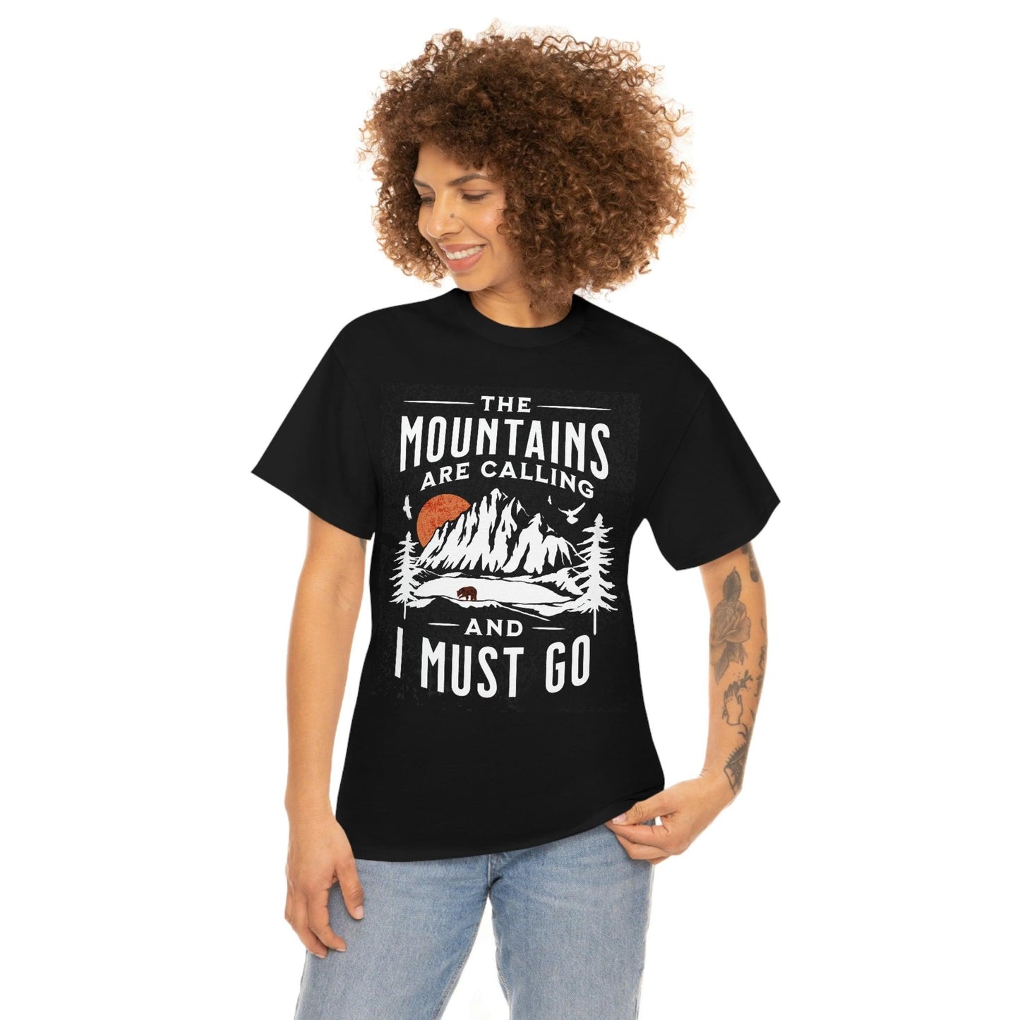 The Mountains are calling Tee - Giftsmojo