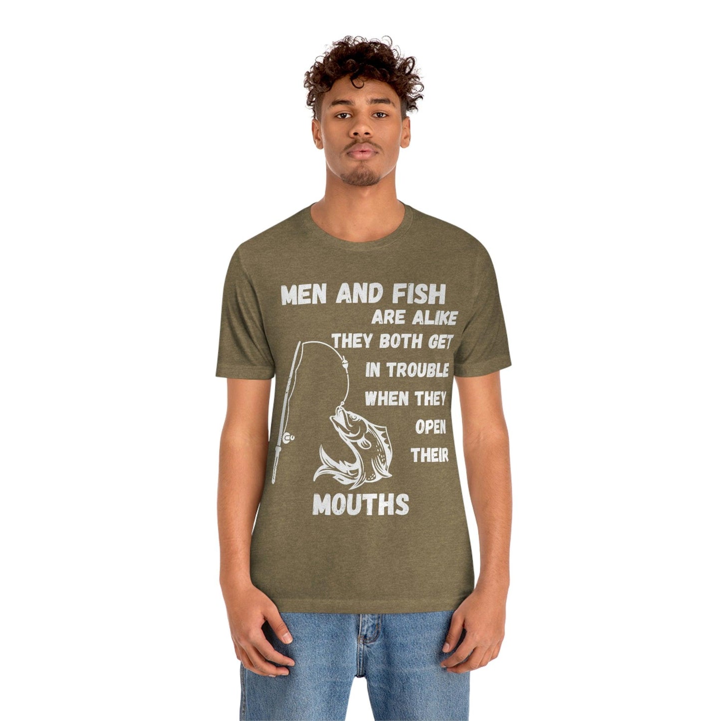 Men and Fish are Alike - Funny fishing shirt