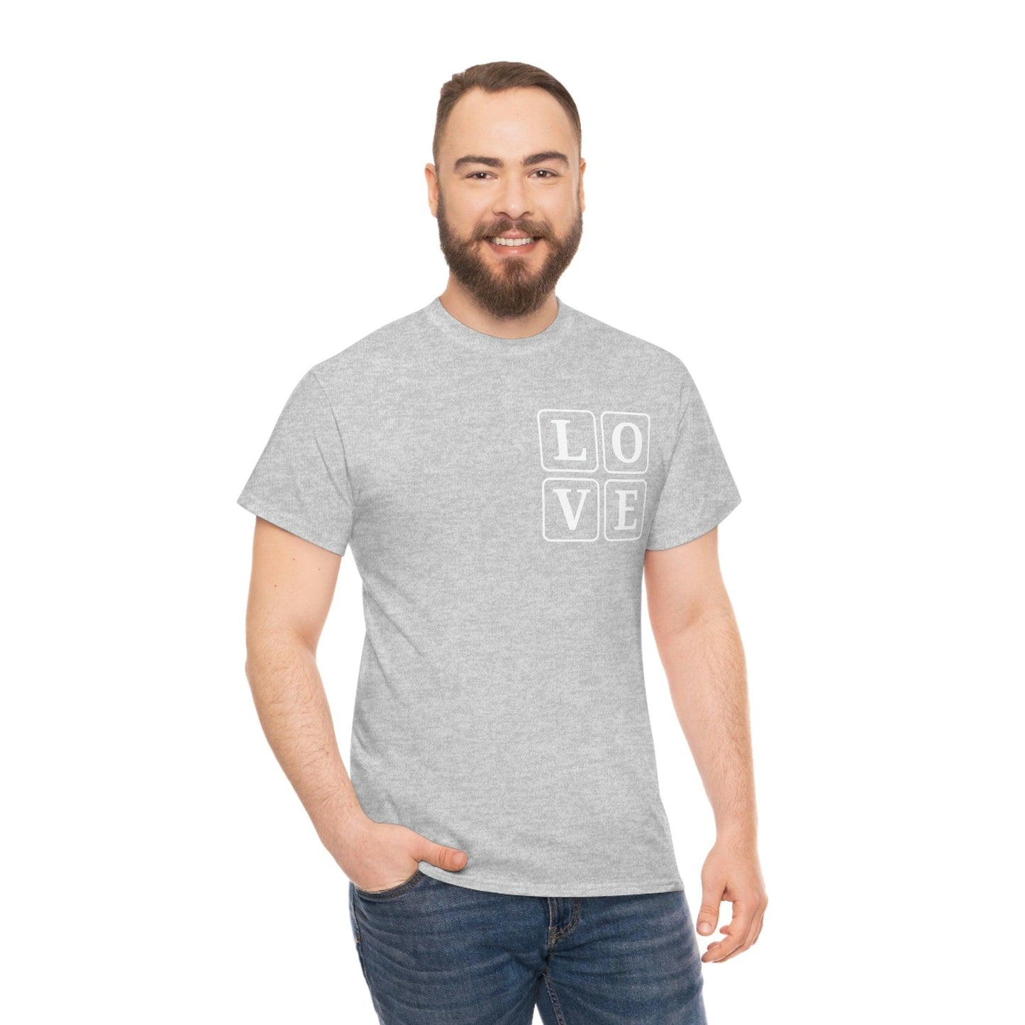 Love Square T-Shirt, - Giftsmojo