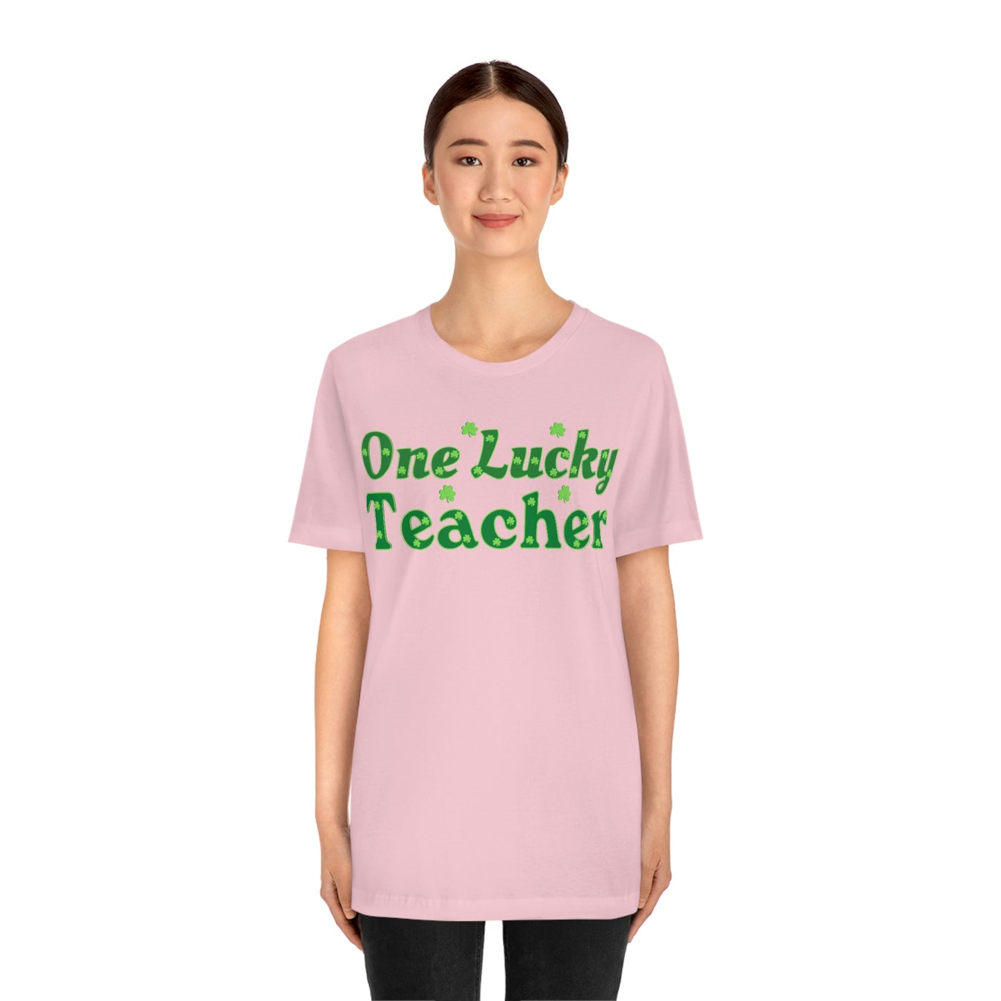 One Lucky Teacher Shirt feeling Lucky St Patrick's Day shirt - Funny St Paddy's day Funny Shirt