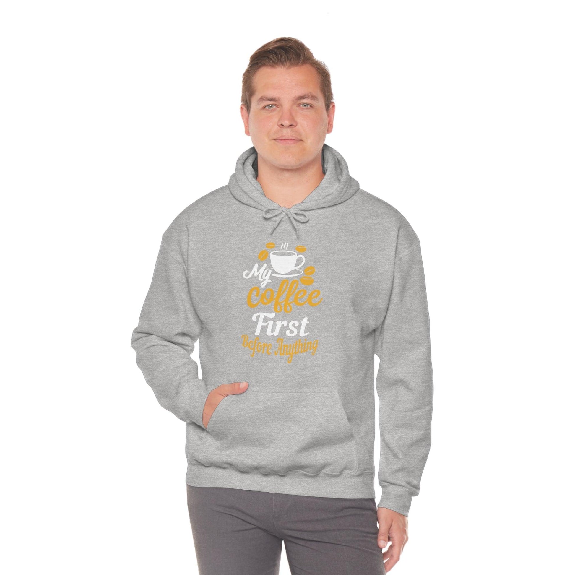 My coffee first before anything Hoodie - Giftsmojo