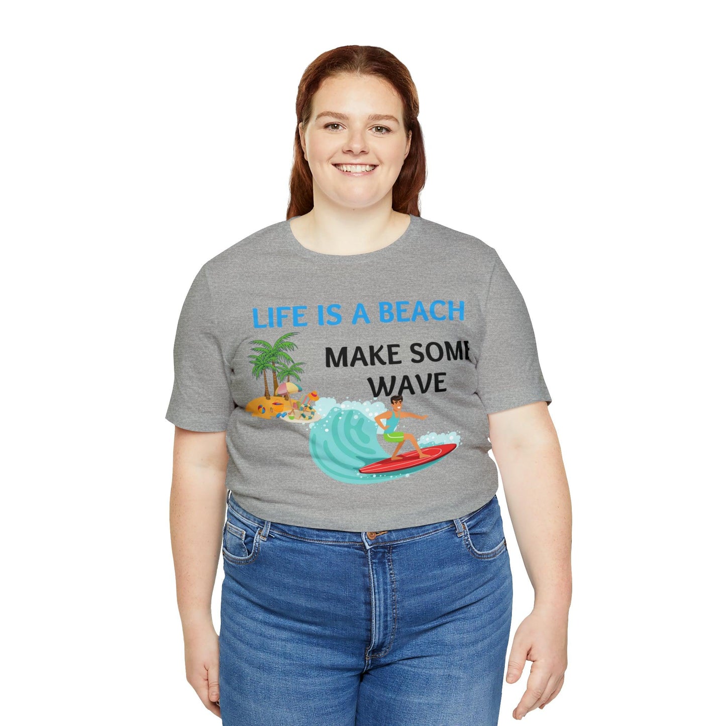 Life is a Beach shirt, Beach t-shirt, Summer shirt, Relaxing beachwear, Coastal fashion, Beach-inspired clothing, Beach adventure apparel - Giftsmojo