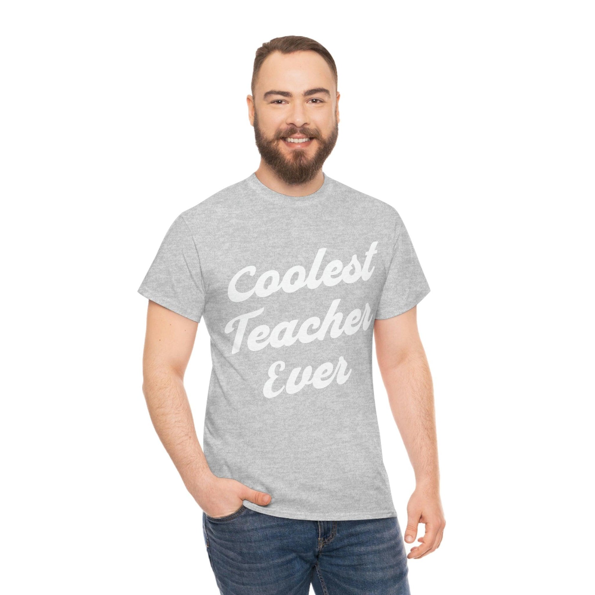 Coolest Teacher Ever T-Shirt - Giftsmojo