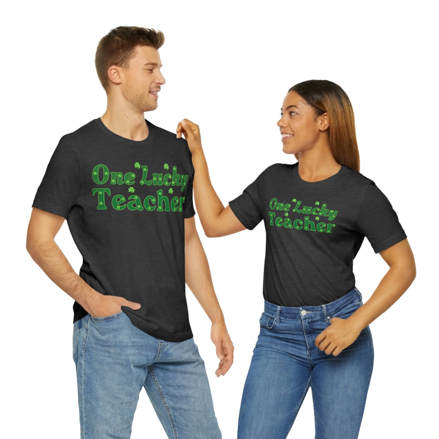 One Lucky Teacher Shirt feeling Lucky St Patrick's Day shirt - Funny St Paddy's day Funny Shirt