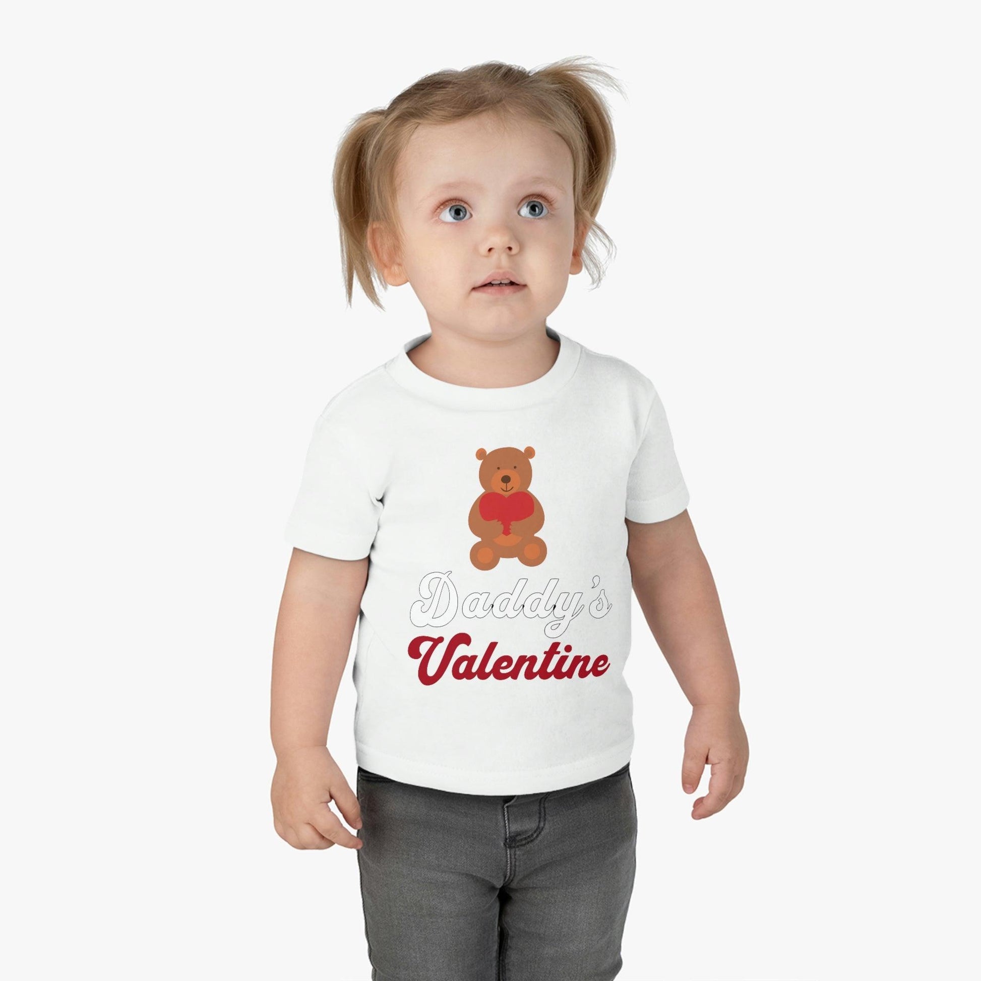 Daddy's Valentine - Kids Valentine day shirt - Giftsmojo