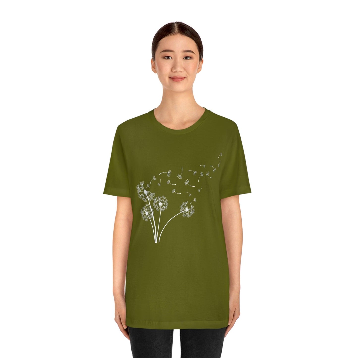 Dandelion Shirt, Boho Windflower Shirt, Dandelion Shirt for Her, Windflower Tee, Meditation Gift, Yoga Shirt, Inspirational Shirt, Bday Tees - Giftsmojo