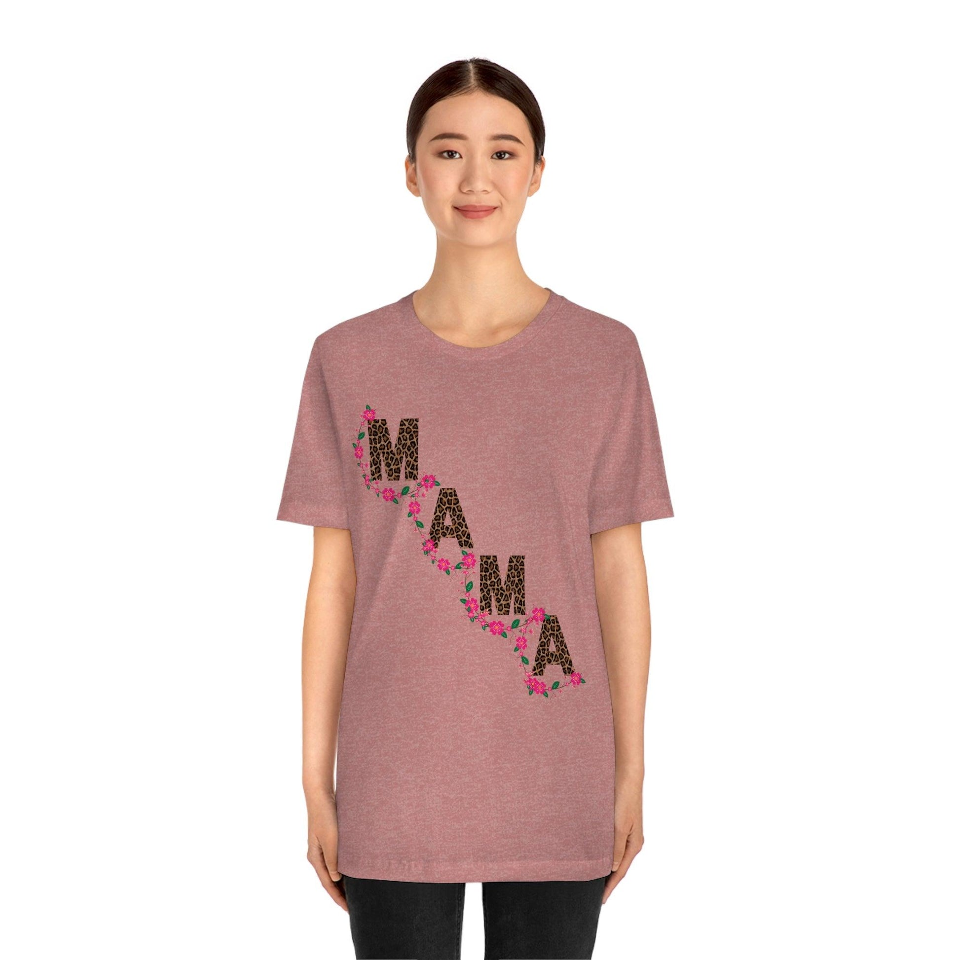 Leopard print Mama shirt - Leopard Mama Shirt mothers day shirt new mom shirt - Giftsmojo