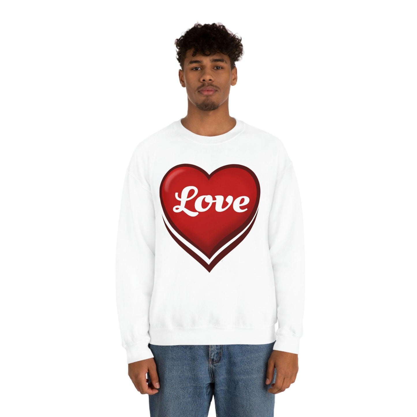 Love Sweatshirt, Valentine's Gift, - Giftsmojo