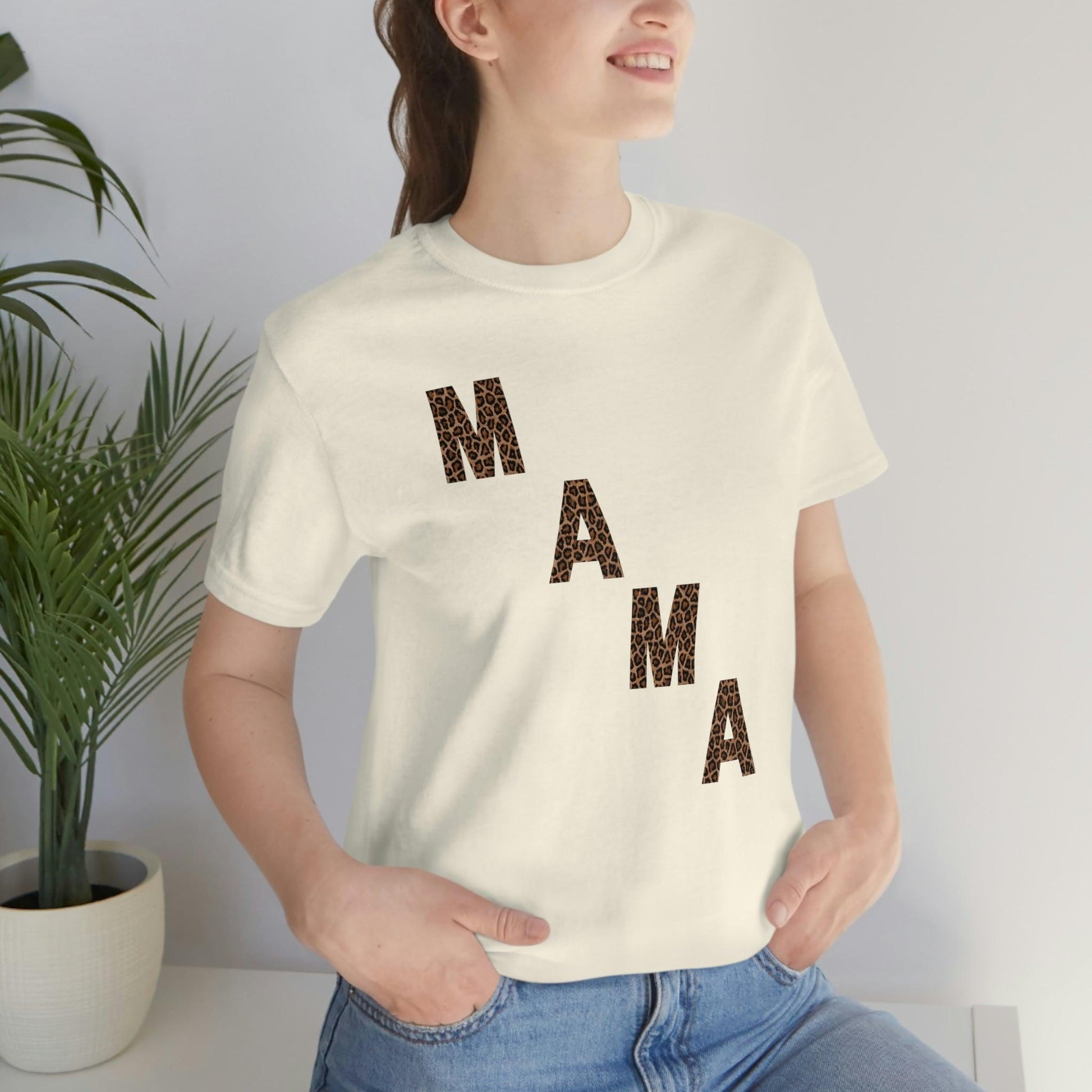 Leopard print shirt Leopard print Mama shirt cute mama shirt - Giftsmojo
