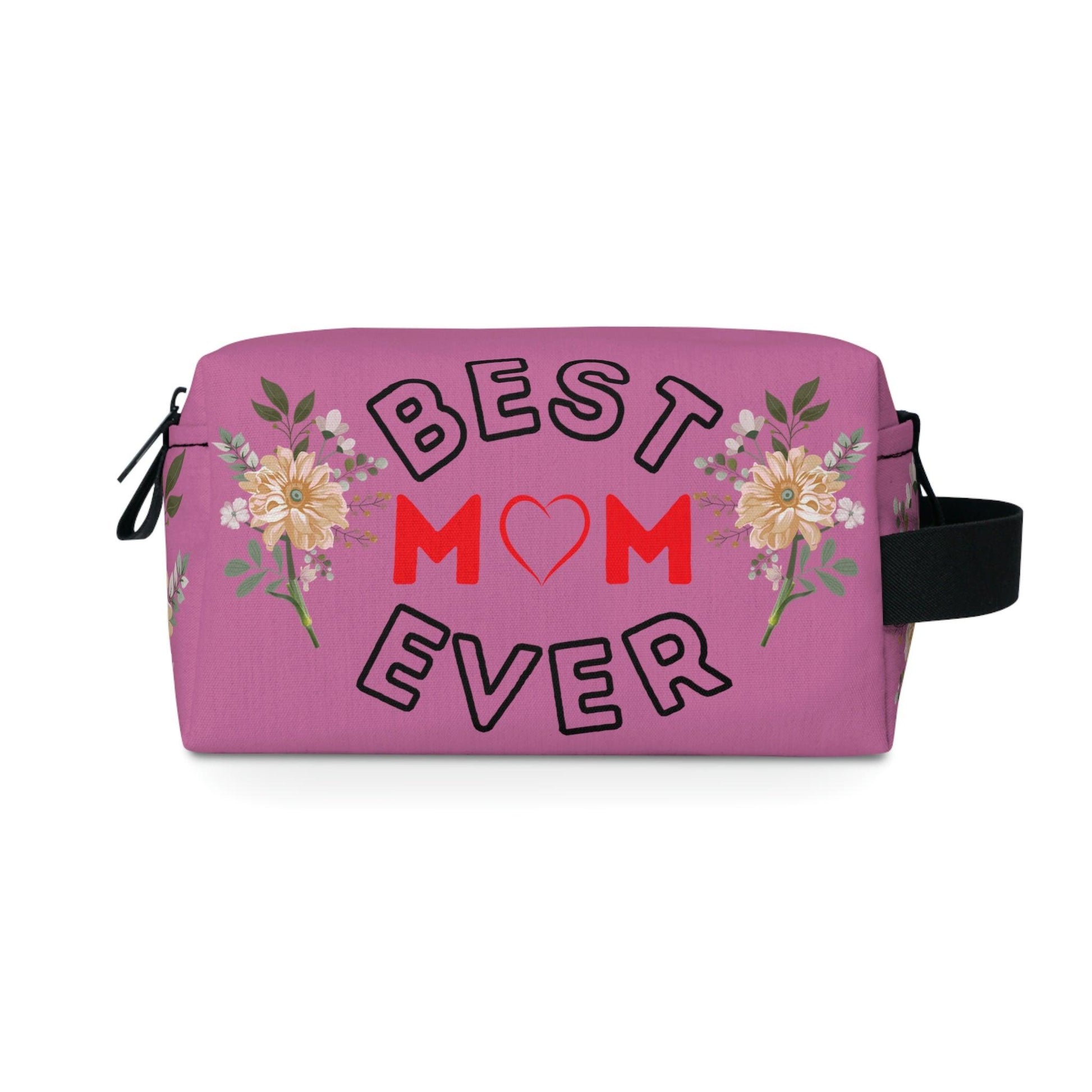 Travel Cosmetic Bag | Travel bag | Toiletry Bag Women | Best Mom Ever Makeup Bag | Cute makeup bag | Makeup pouch | Aesthetic makeup bag - Giftsmojo
