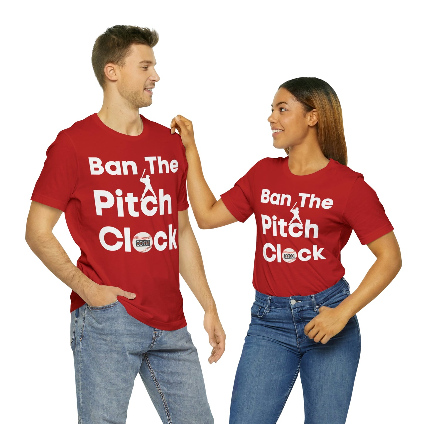 Ban The Pitch Clock in Baseball Ban Baseball Pitch Clock - Show Your Support By Wearing this shirt to the Games