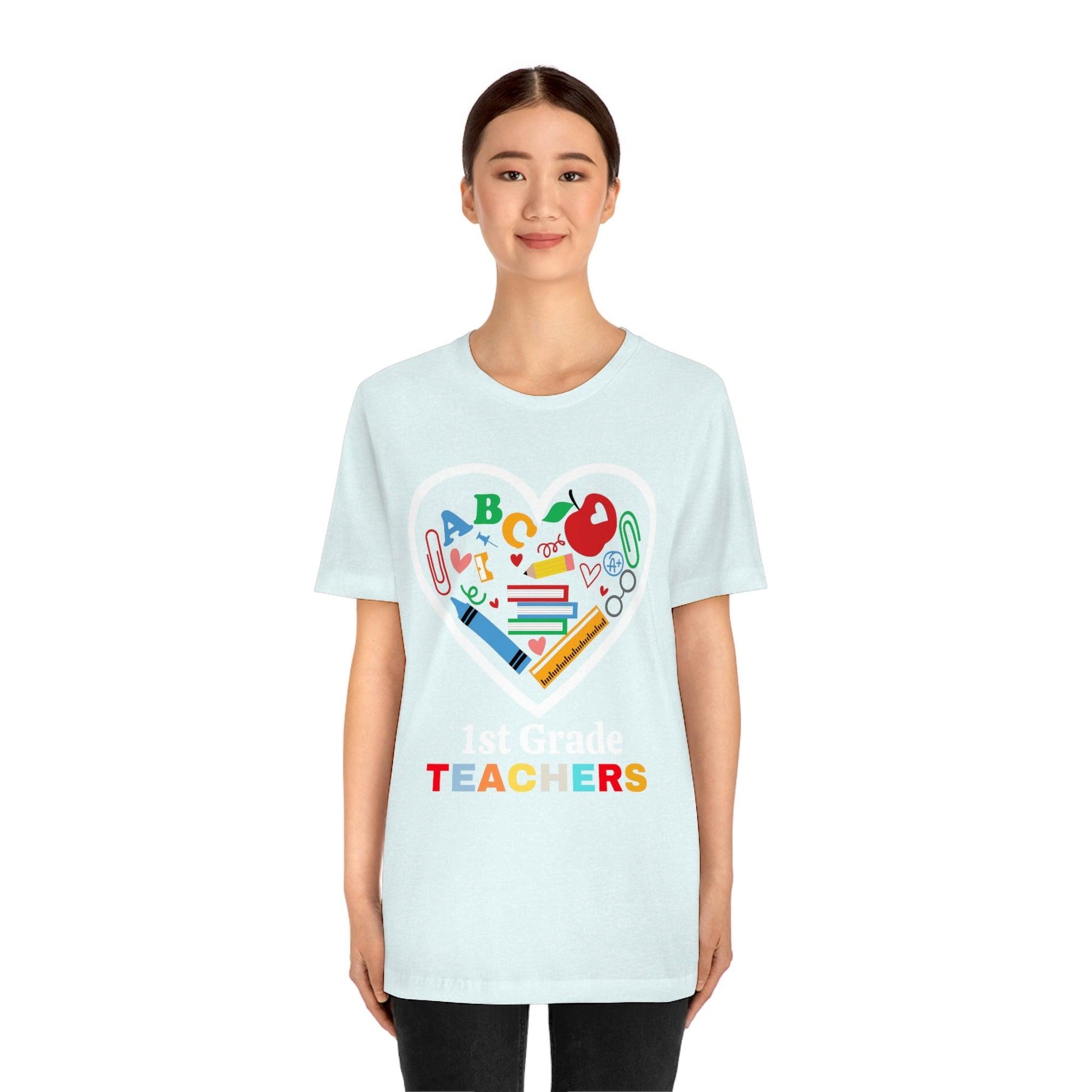 Love 1st Grade Teacher Shirt - Teacher Appreciation Shirt - Giftsmojo