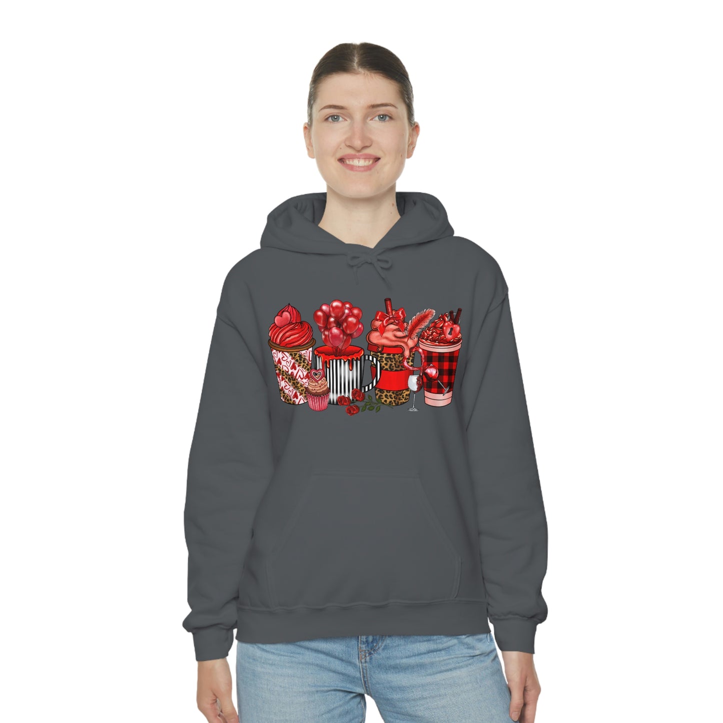 Valentine's day Hooded Sweatshirt (this is all i want for valentine)