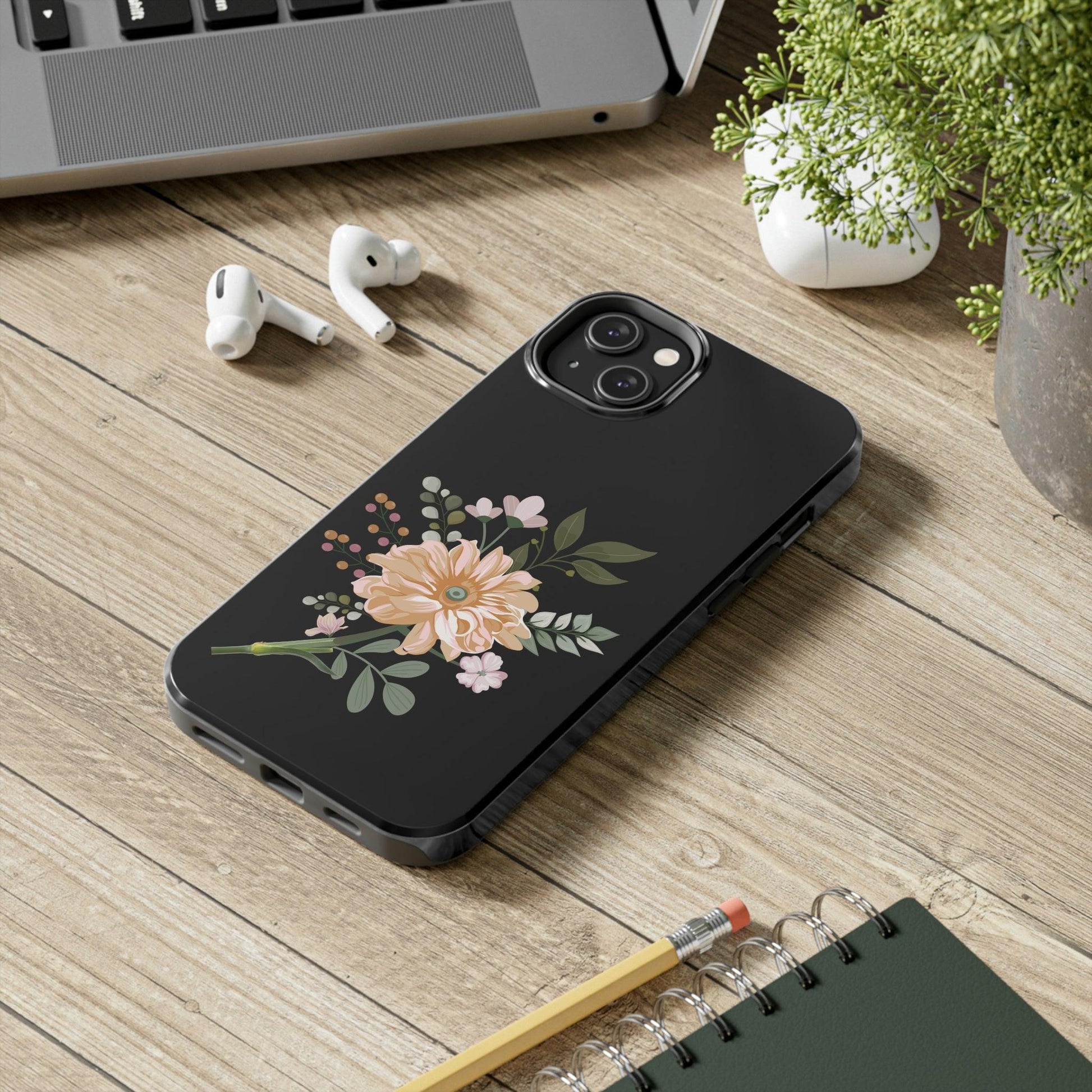 Floral Phone case, Tough Phone Cases, Mom Phone Case fit for iPhone 14 Pro, 13, 12, 11 Pro Max, Xr, Xs, 8+, 7, And Samsung S6 - Giftsmojo