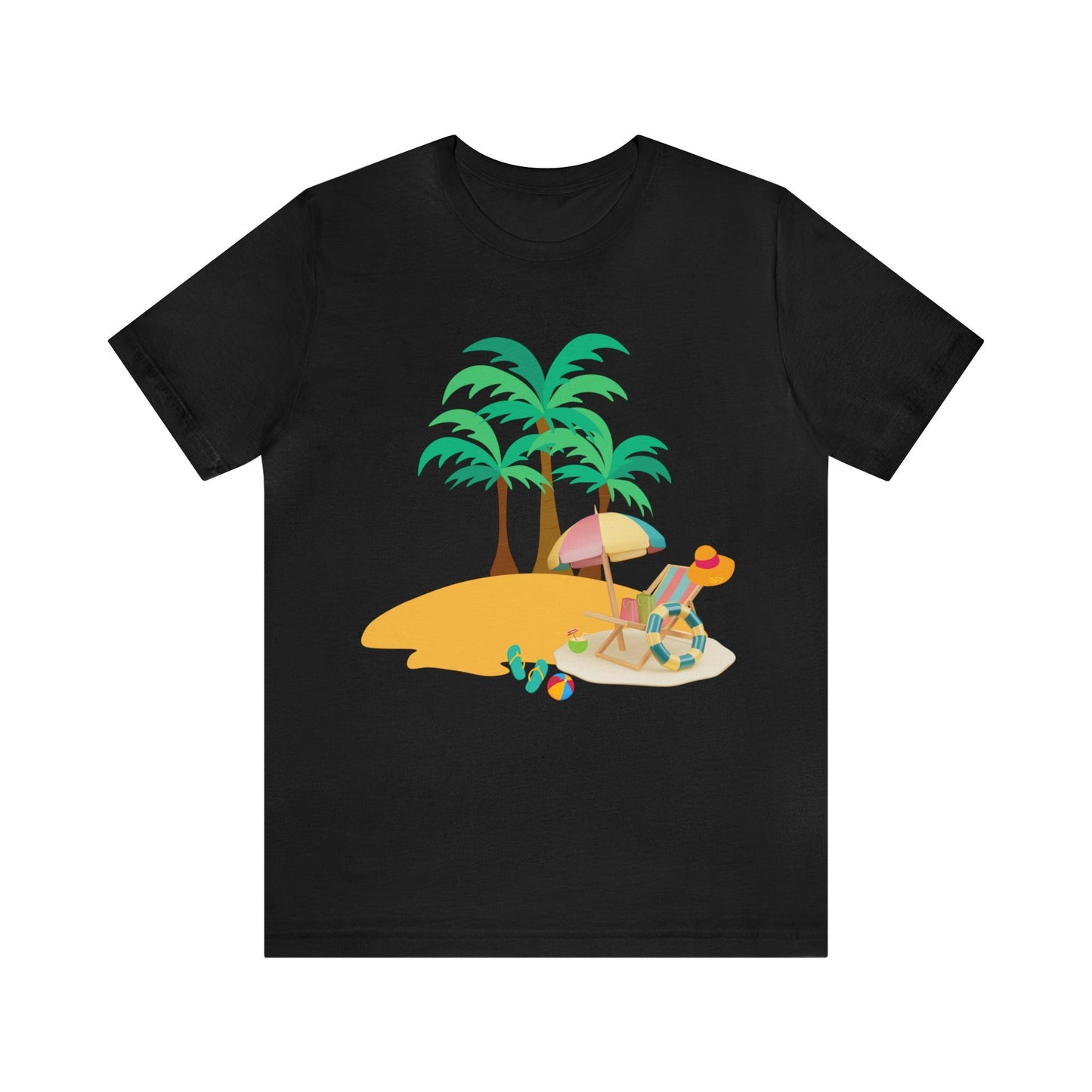 Beach shirt, Beach t-shirt, Summer shirt, Beachwear, Beach fashion, Tropical print, Trendy design, Stylish beach apparel - Giftsmojo